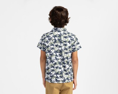 Foto 3 | Camisa de Cuello Americano Blanca Refill para Niño