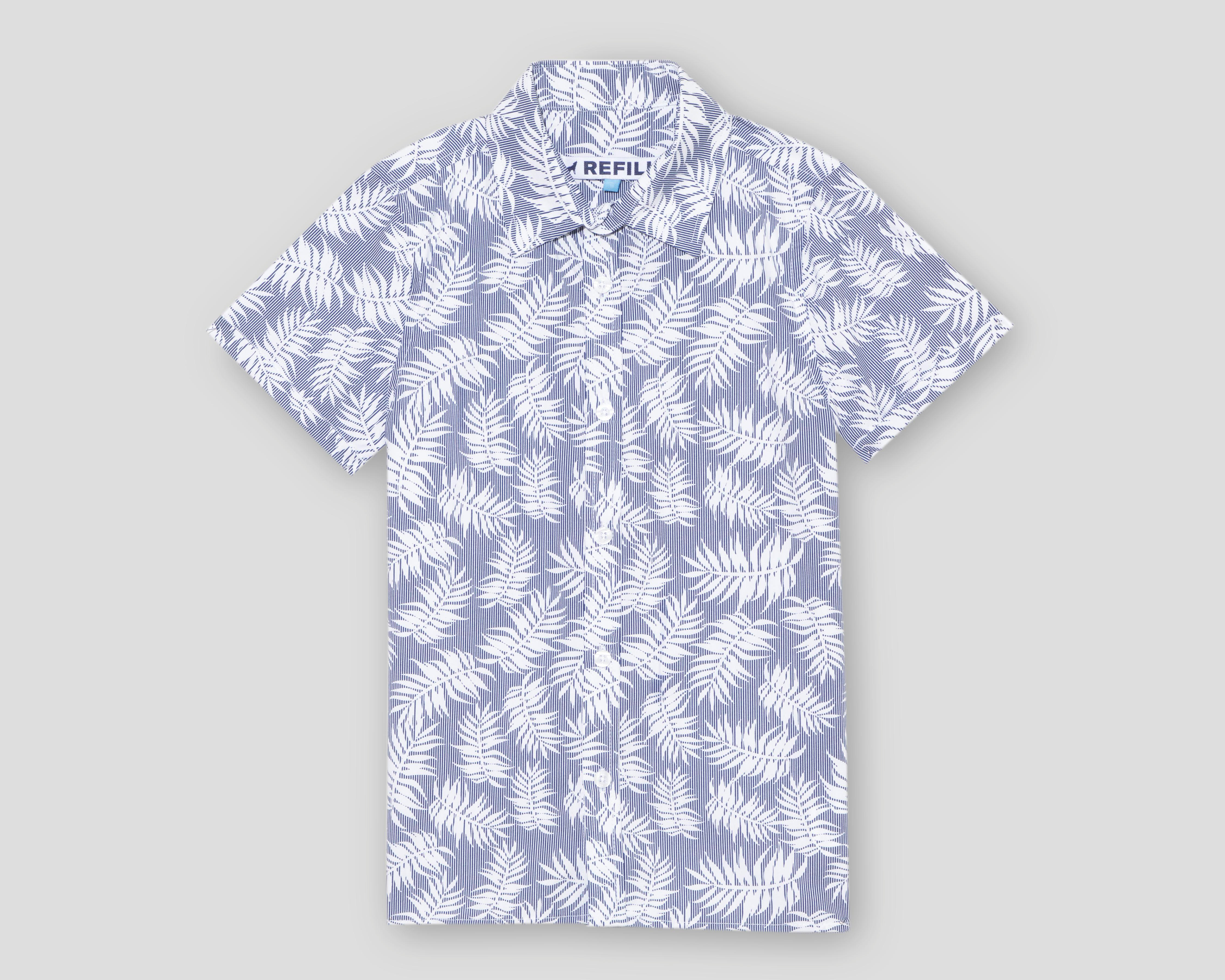 Camisa Refill Manga Corta Estampada para Niño $229