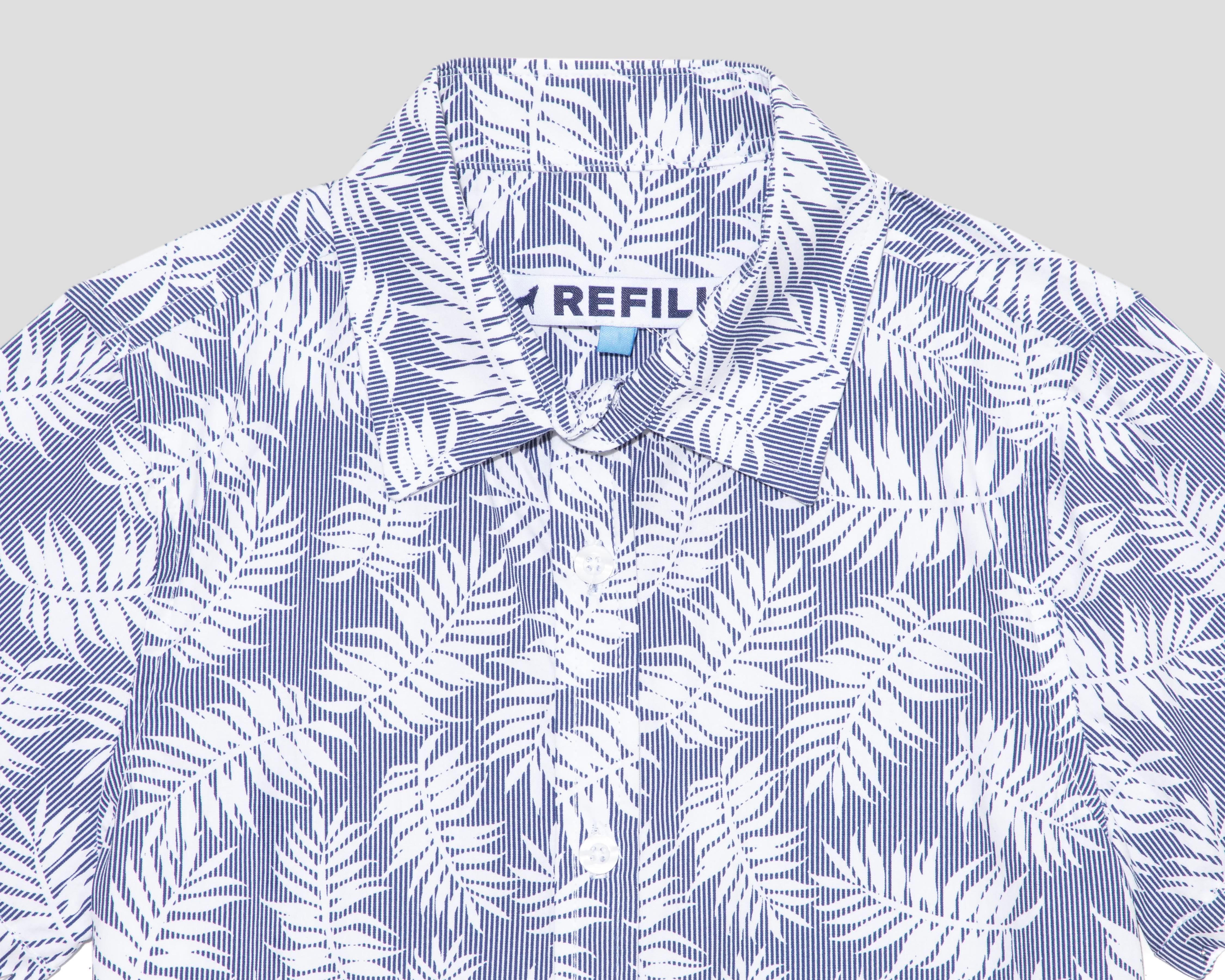 Foto 4 pulgar | Camisa Refill Manga Corta Estampada para Niño