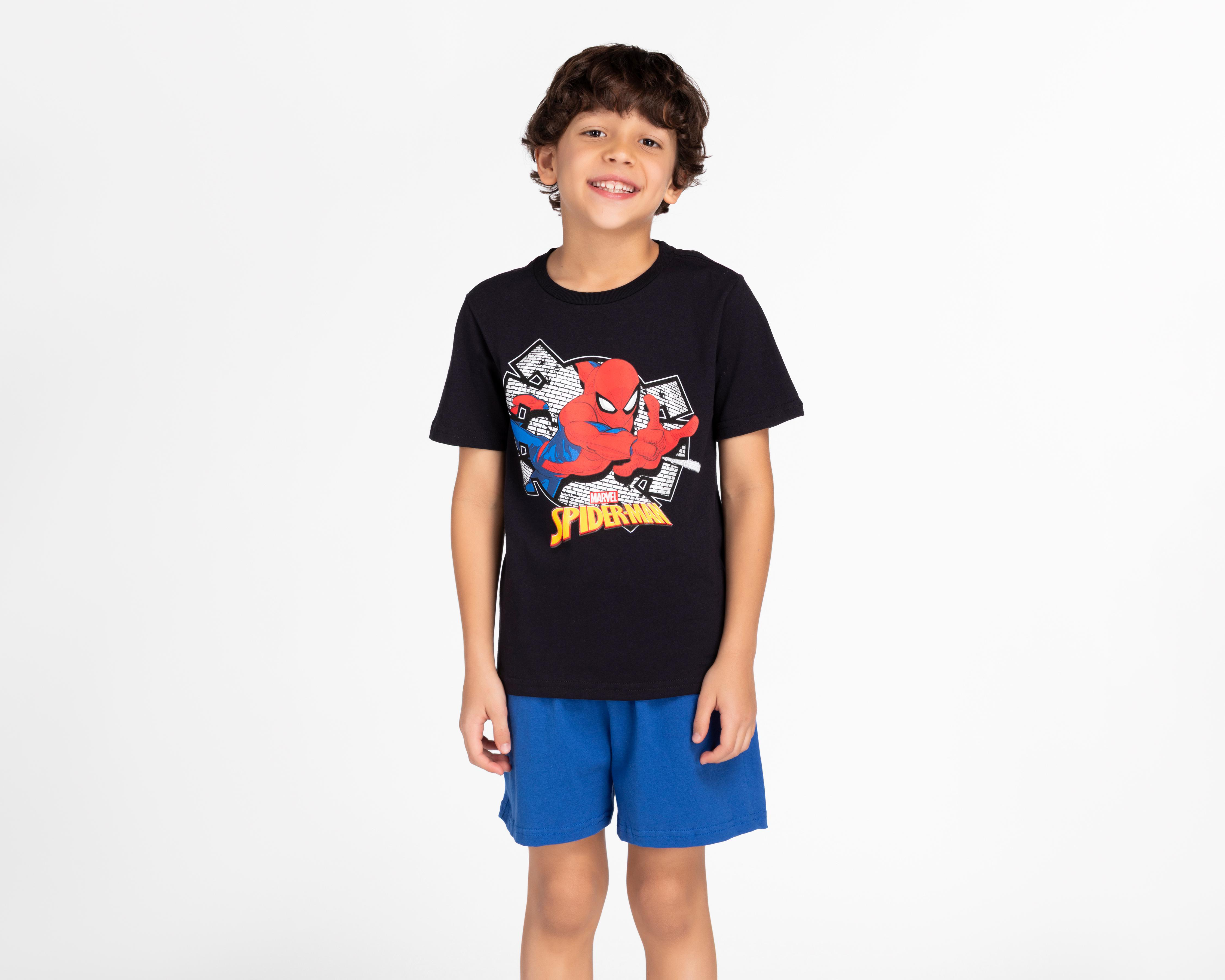Foto 2 pulgar | Conjunto de Short y Playera Marvel Spider-Man para Niño