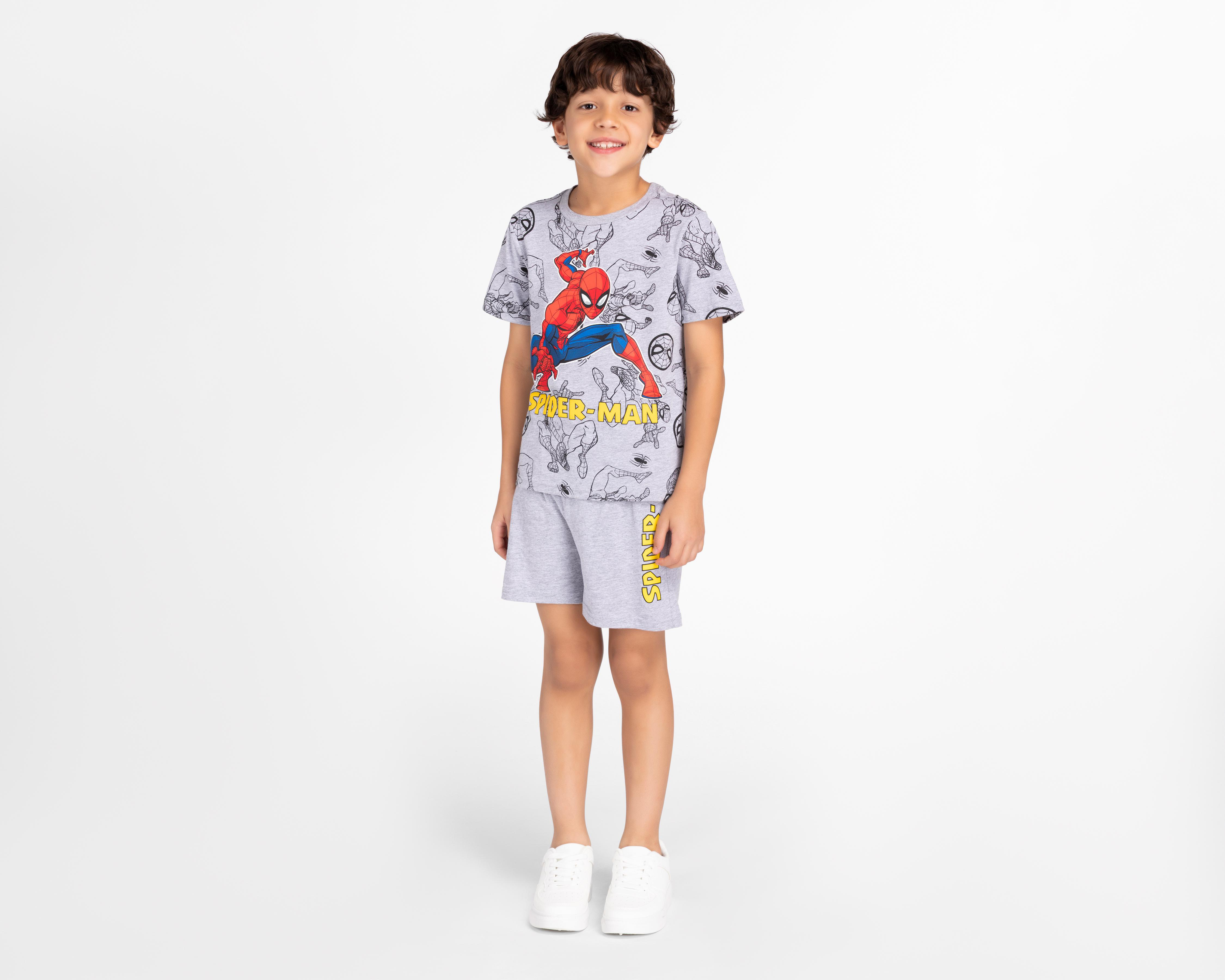 Foto 2 pulgar | Playera y Short Marvel para Niño