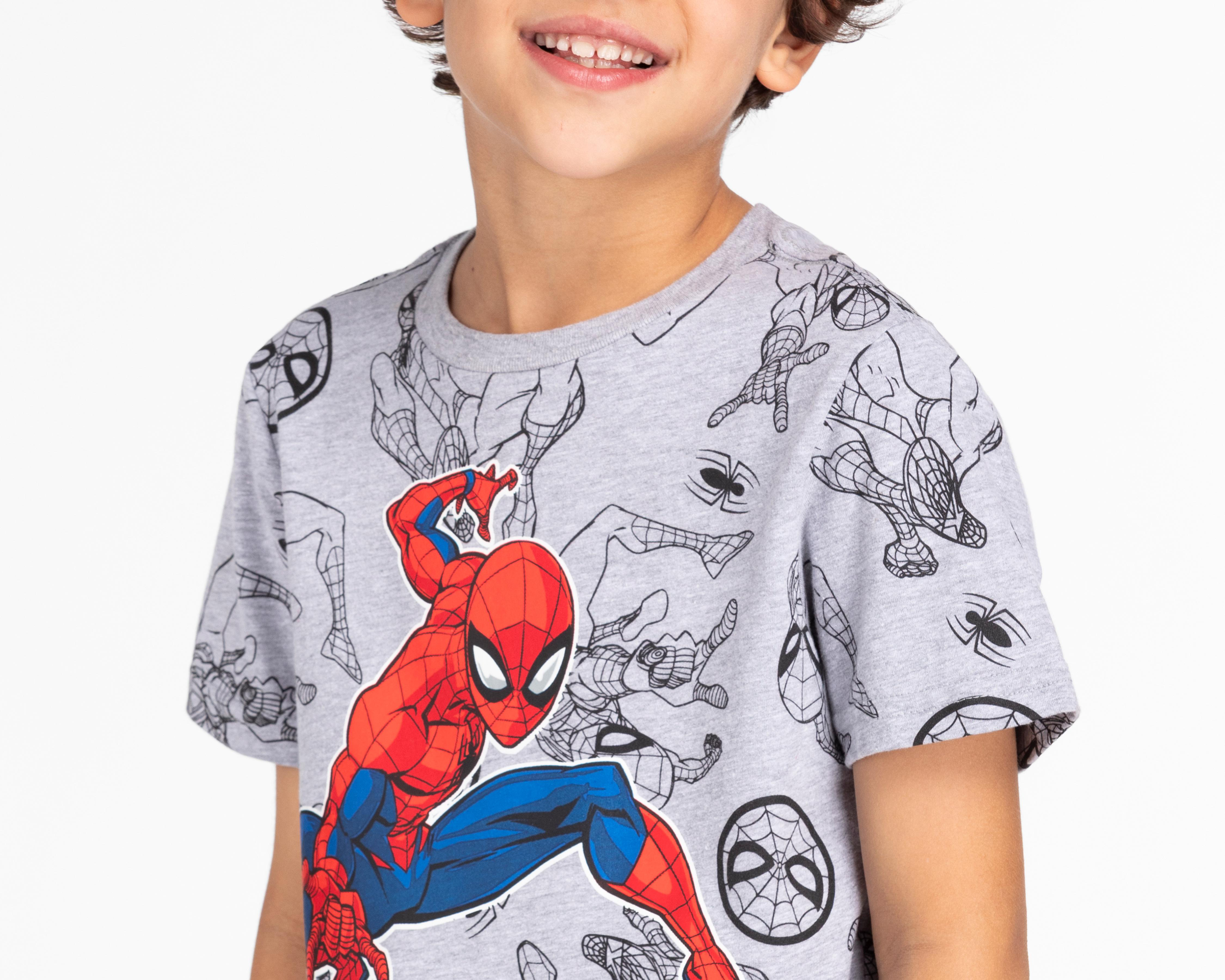 Foto 4 pulgar | Playera y Short Marvel para Niño