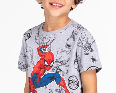 Foto 3 | Playera y Short Marvel para Niño