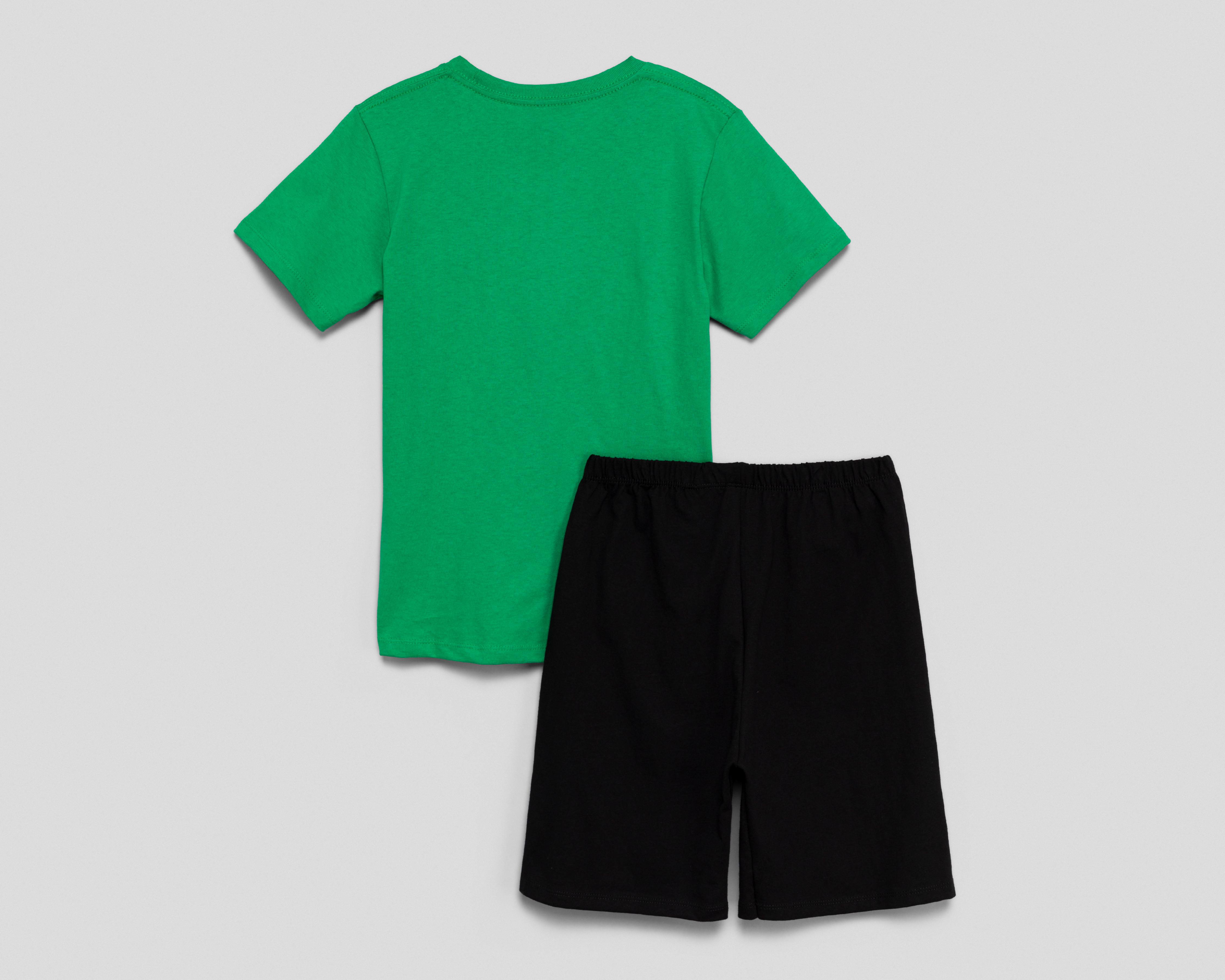 Foto 3 pulgar | Playera y Short Minecraft para Niño