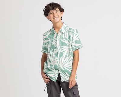 Foto 1 | Camisa Refill Manga Corta Estampada para Niño