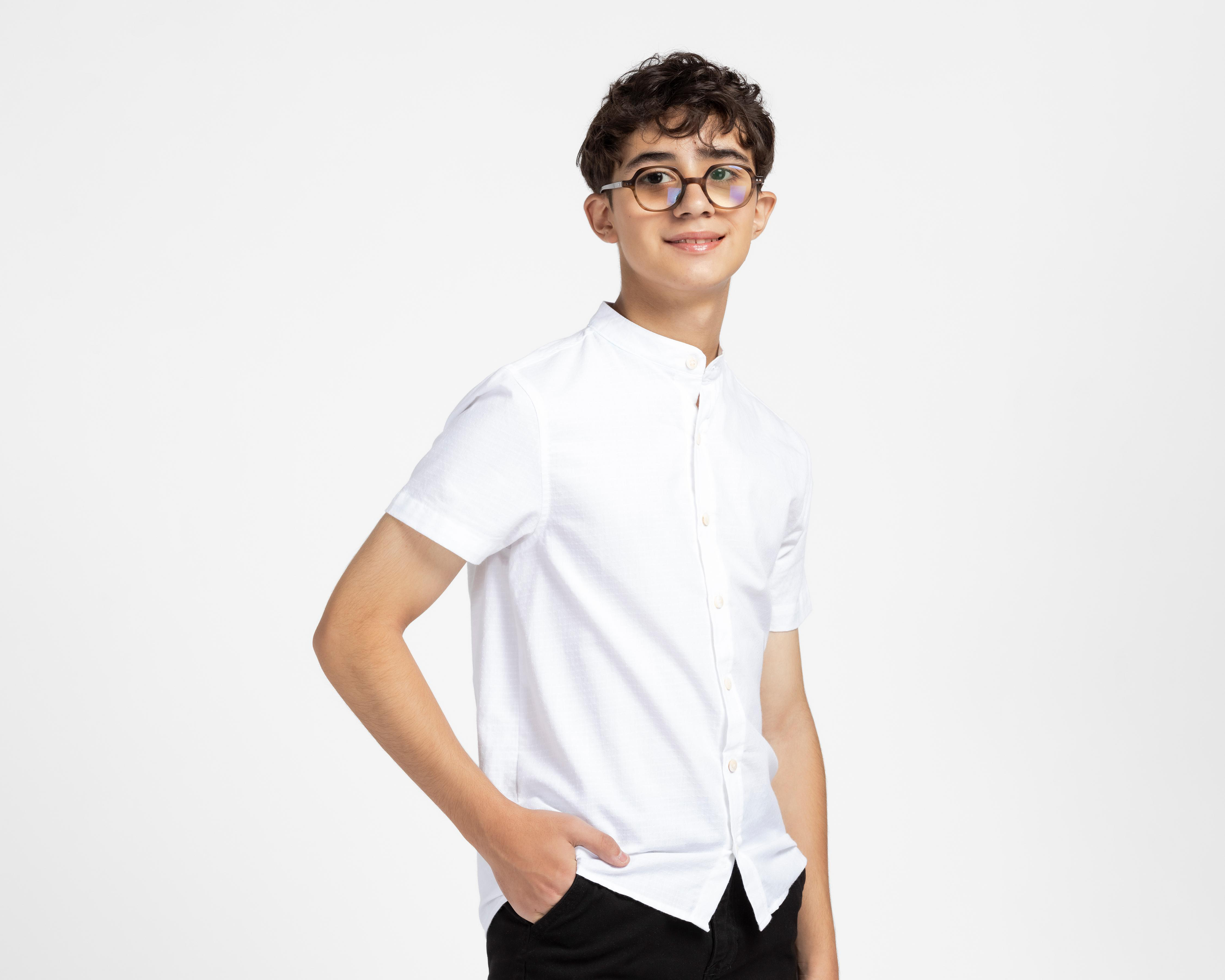 Camisa Refill Manga Corta Juvenil $259