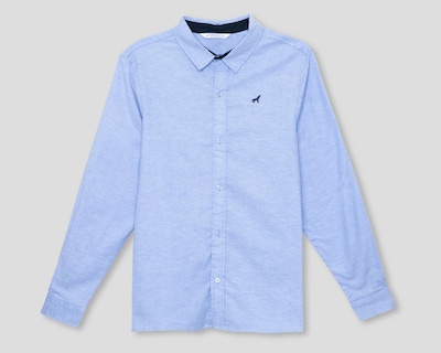 Foto 1 | Camisa Refill Manga Larga Azul para Niño