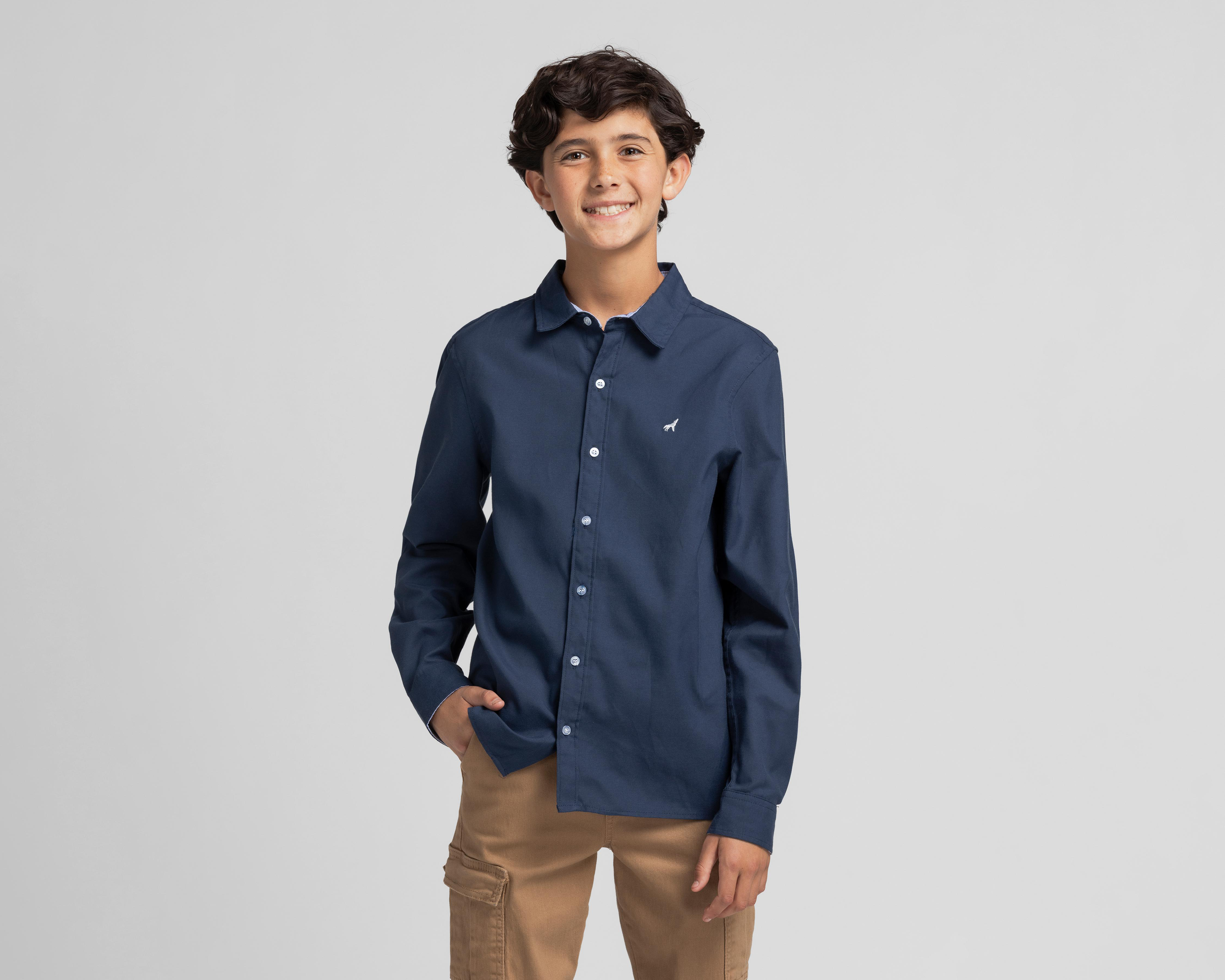 Camisa Refill Manga Larga Juvenil