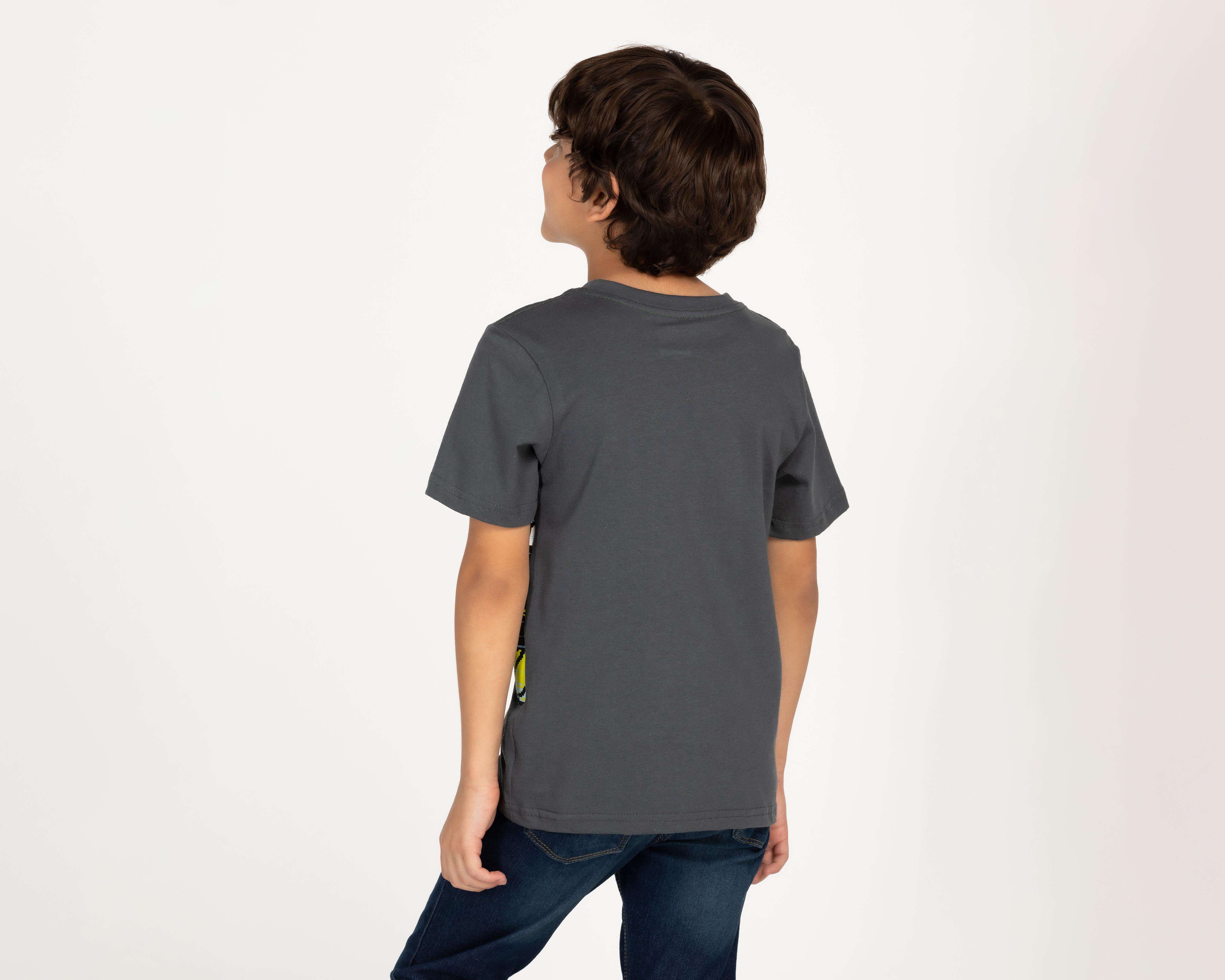 Foto 2 | Playera Disney Mickey Mouse Manga Corta Estampada para Niño
