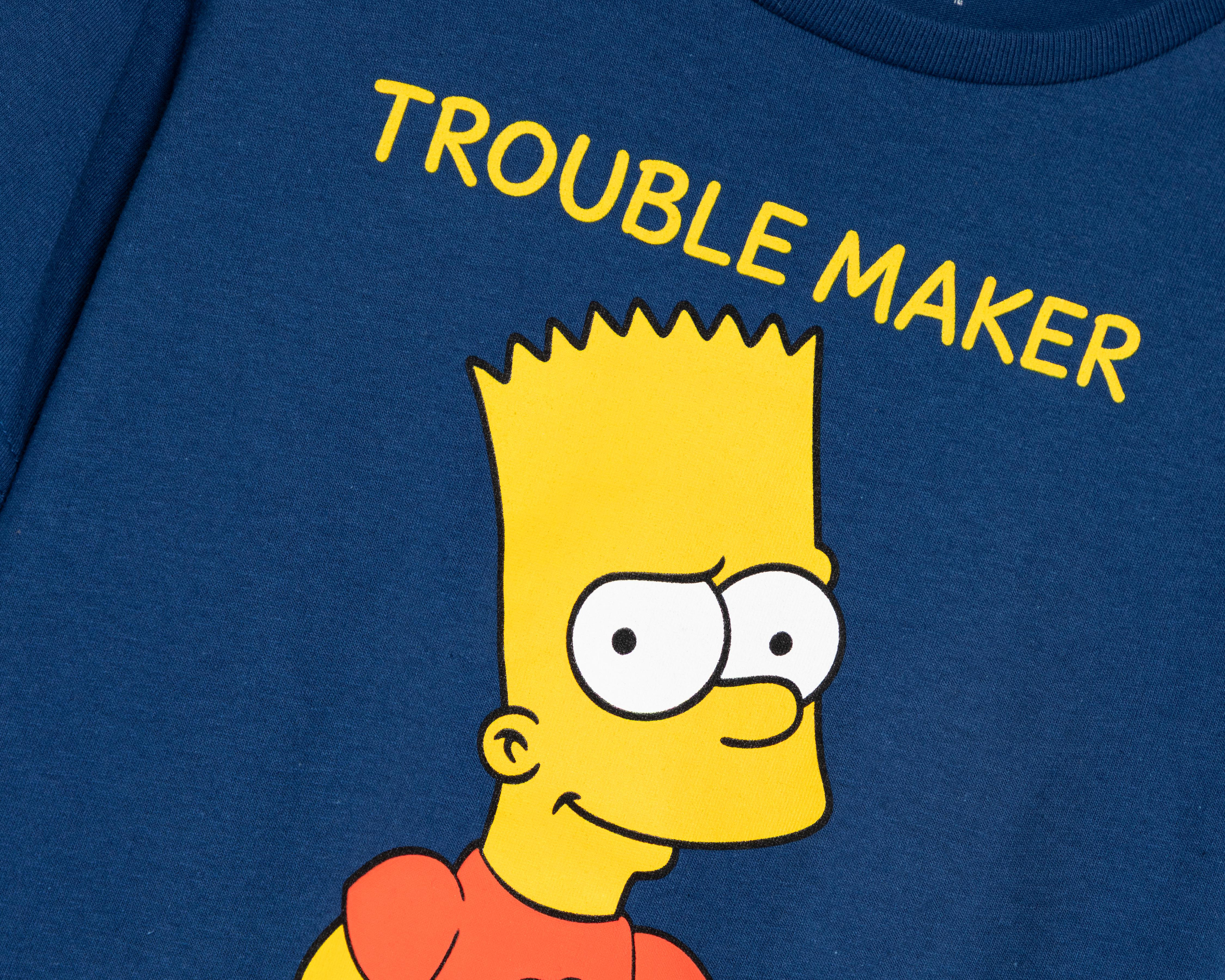 Foto 4 pulgar | Playera Estampada The Simpsons para Niño