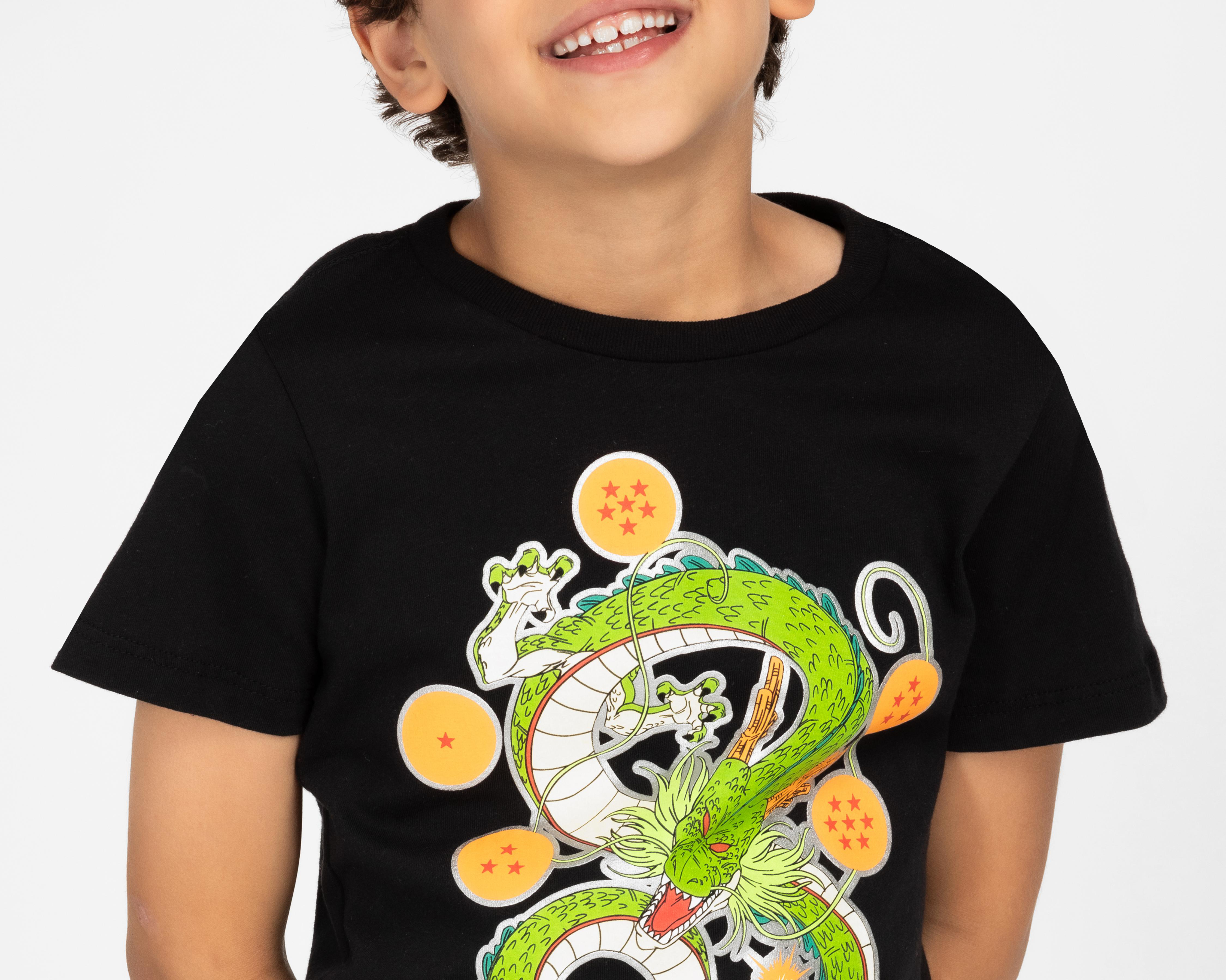 Foto 5 pulgar | Playera Dragon Ball Z para Niño 2 Piezas