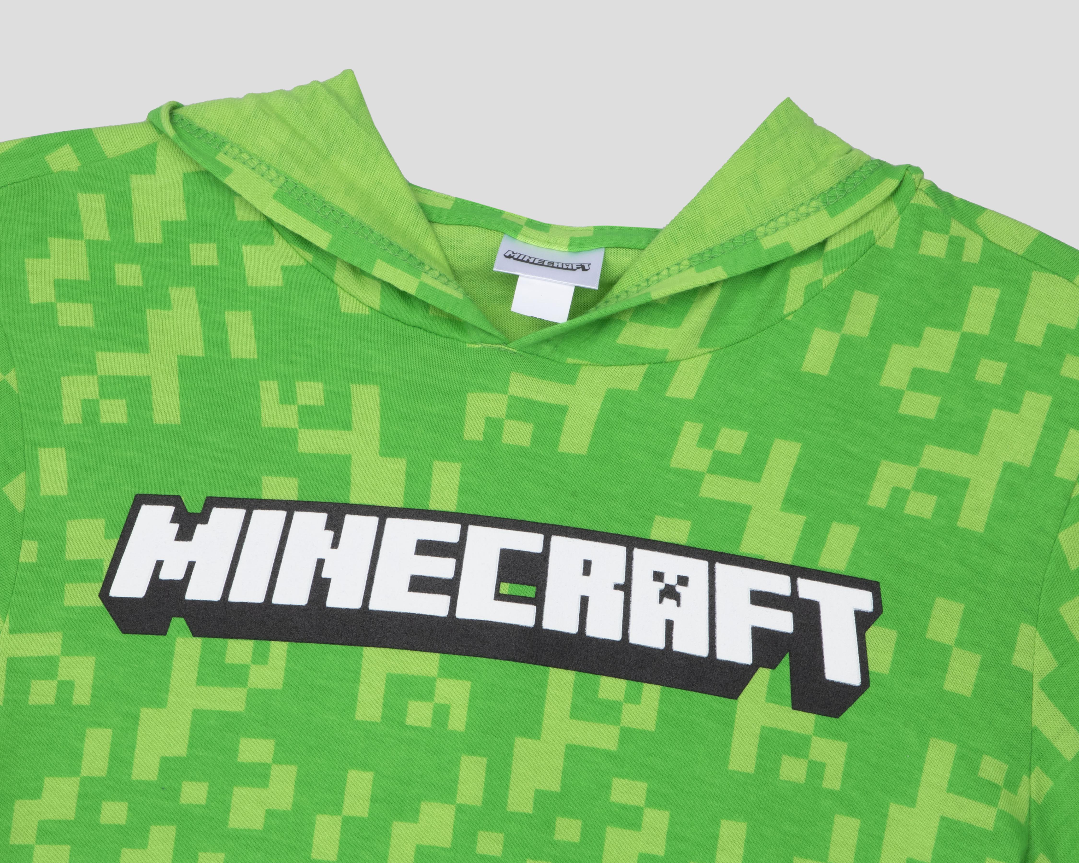 Foto 4 pulgar | Playera Minecraft Manga Corta para Niño