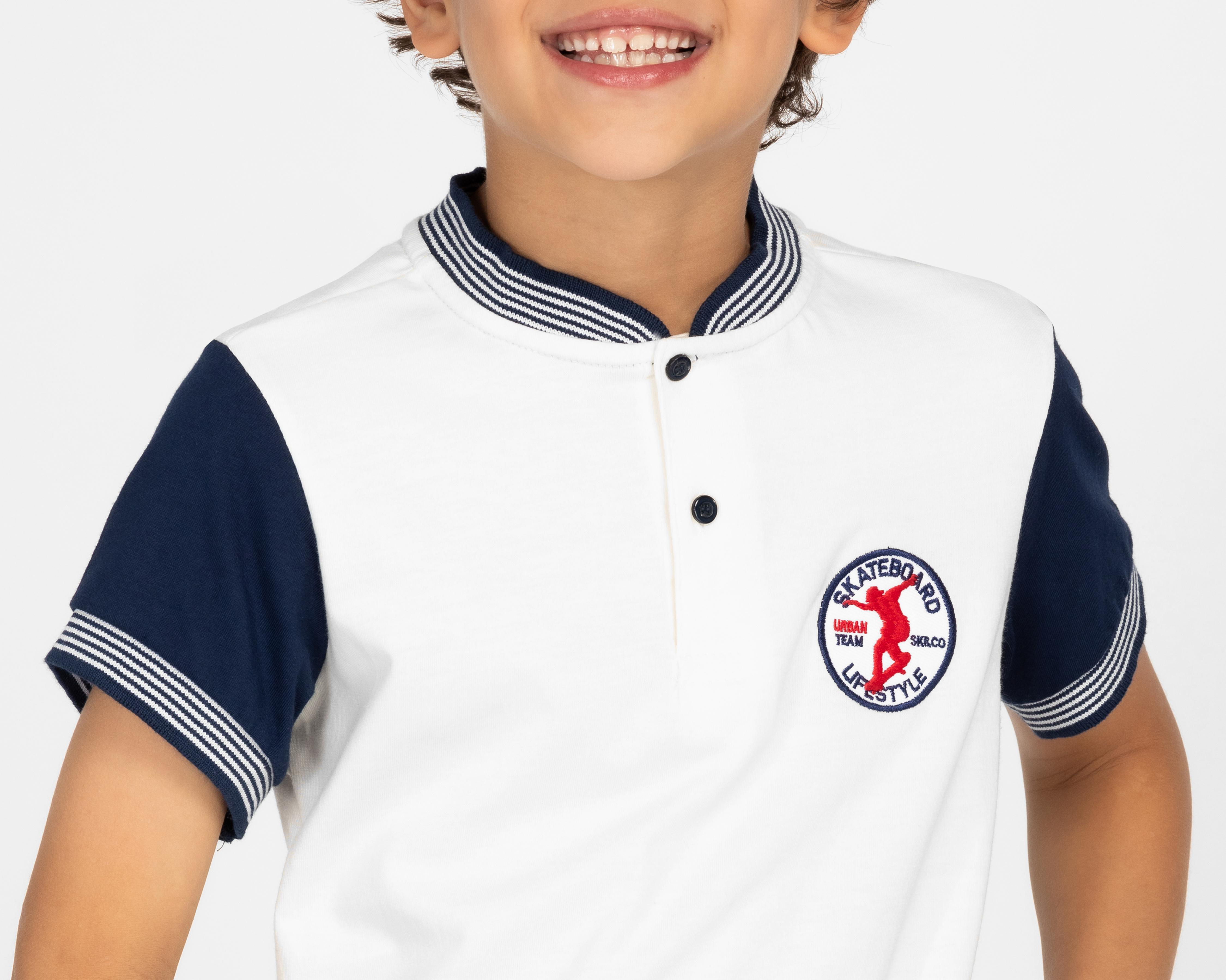 Foto 5 pulgar | Playera Polo Neo*City Manga Corta para Niño