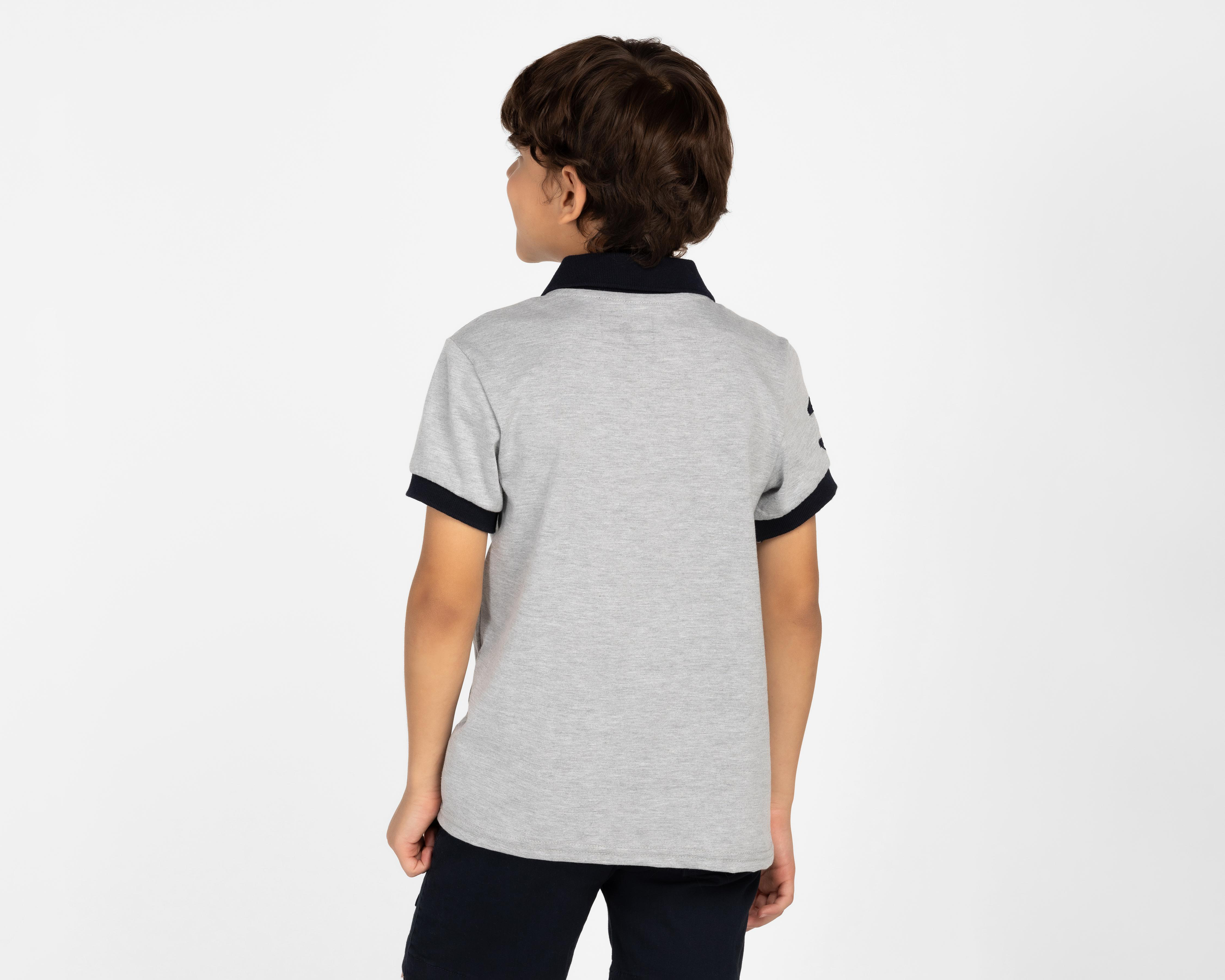 Foto 4 pulgar | Playera Polo Neo*City Manga Corta para Niño
