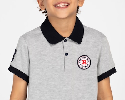 Foto 4 | Playera Polo Neo*City Manga Corta para Niño