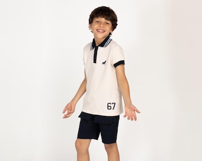 Foto 1 | Playera Polo Refill Manga Corta con Estampado para Niño