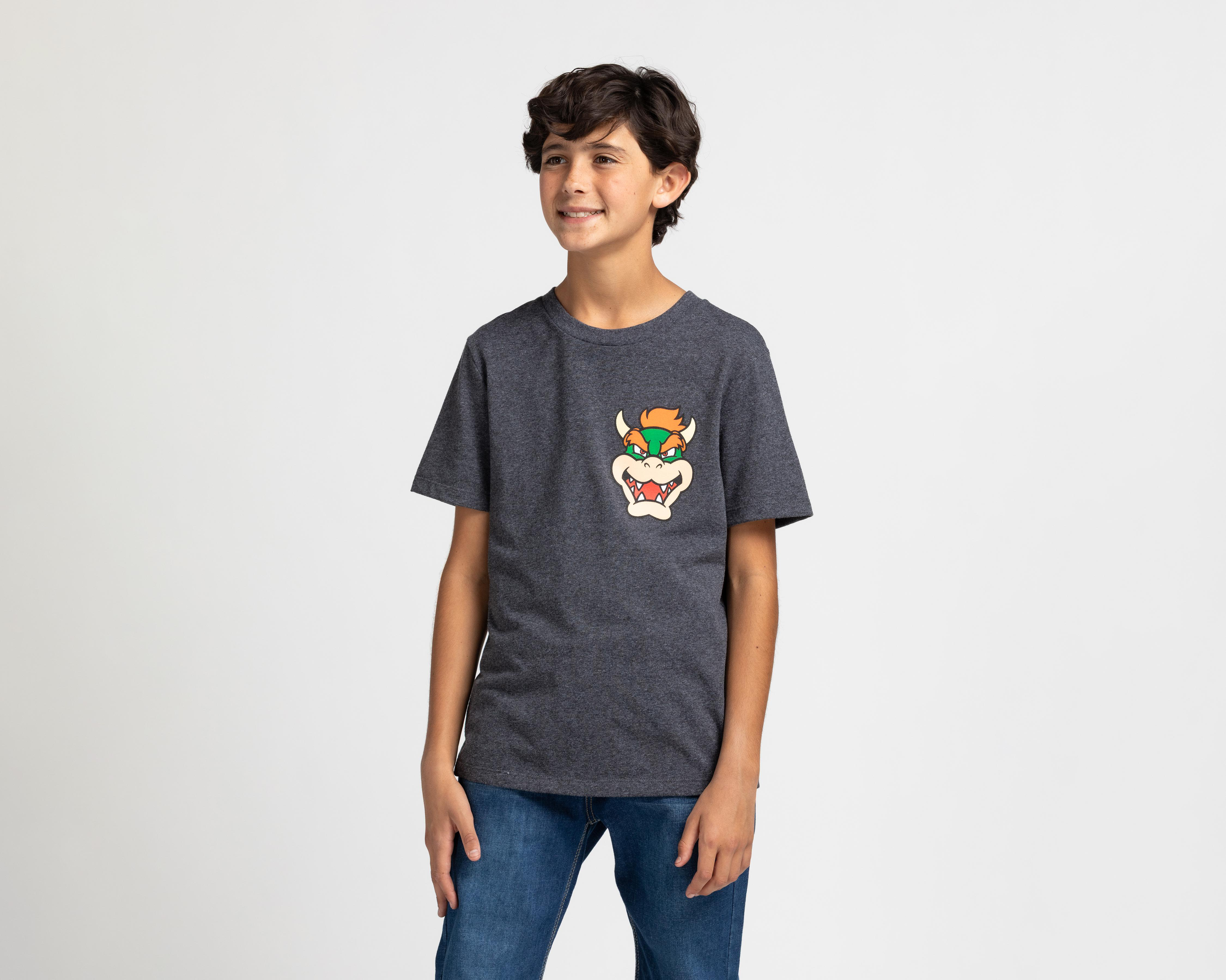 Foto 1 | Playera Mario Bros Manga Corta Juvenil
