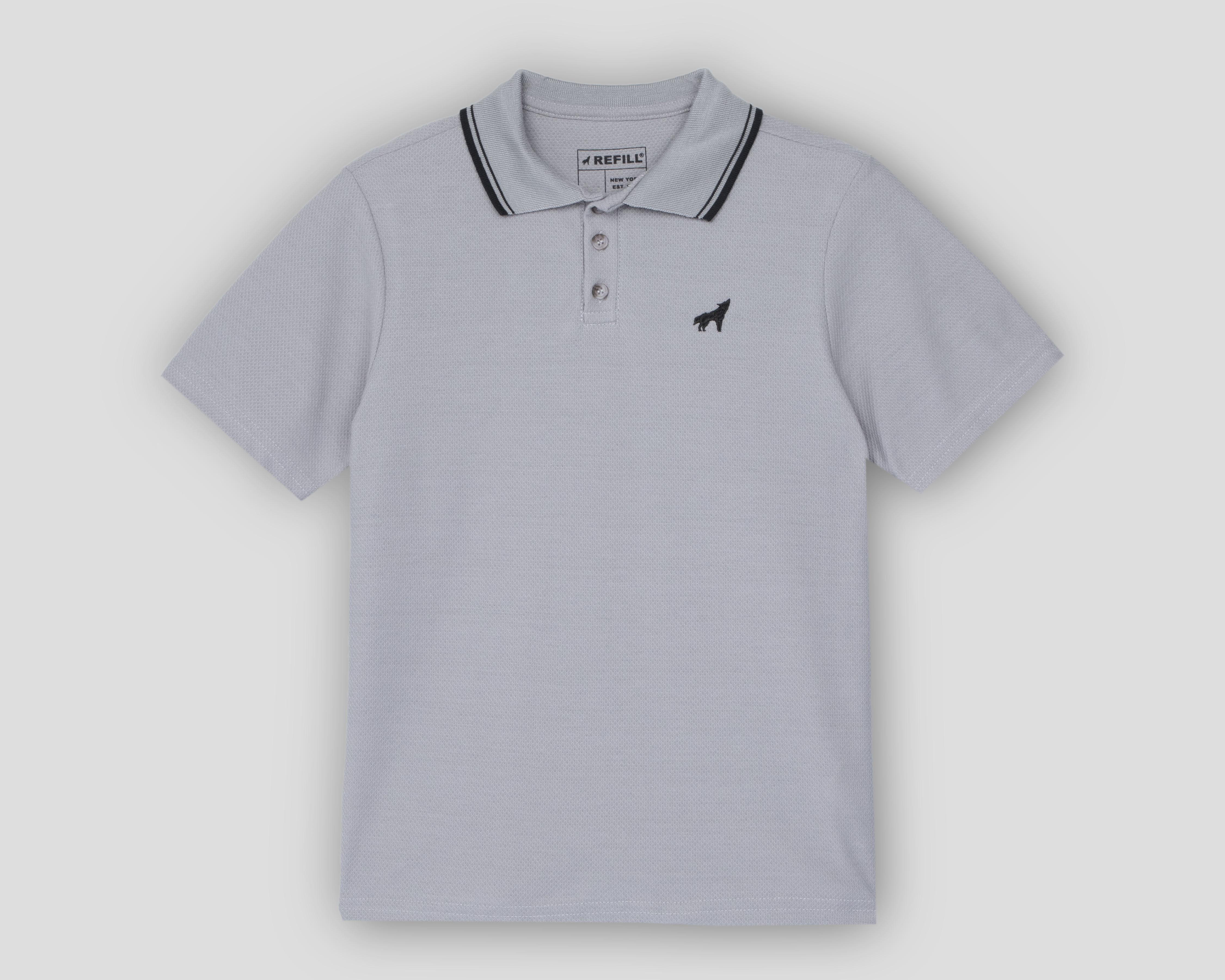 Foto 2 pulgar | Playera Polo Refill para Niño