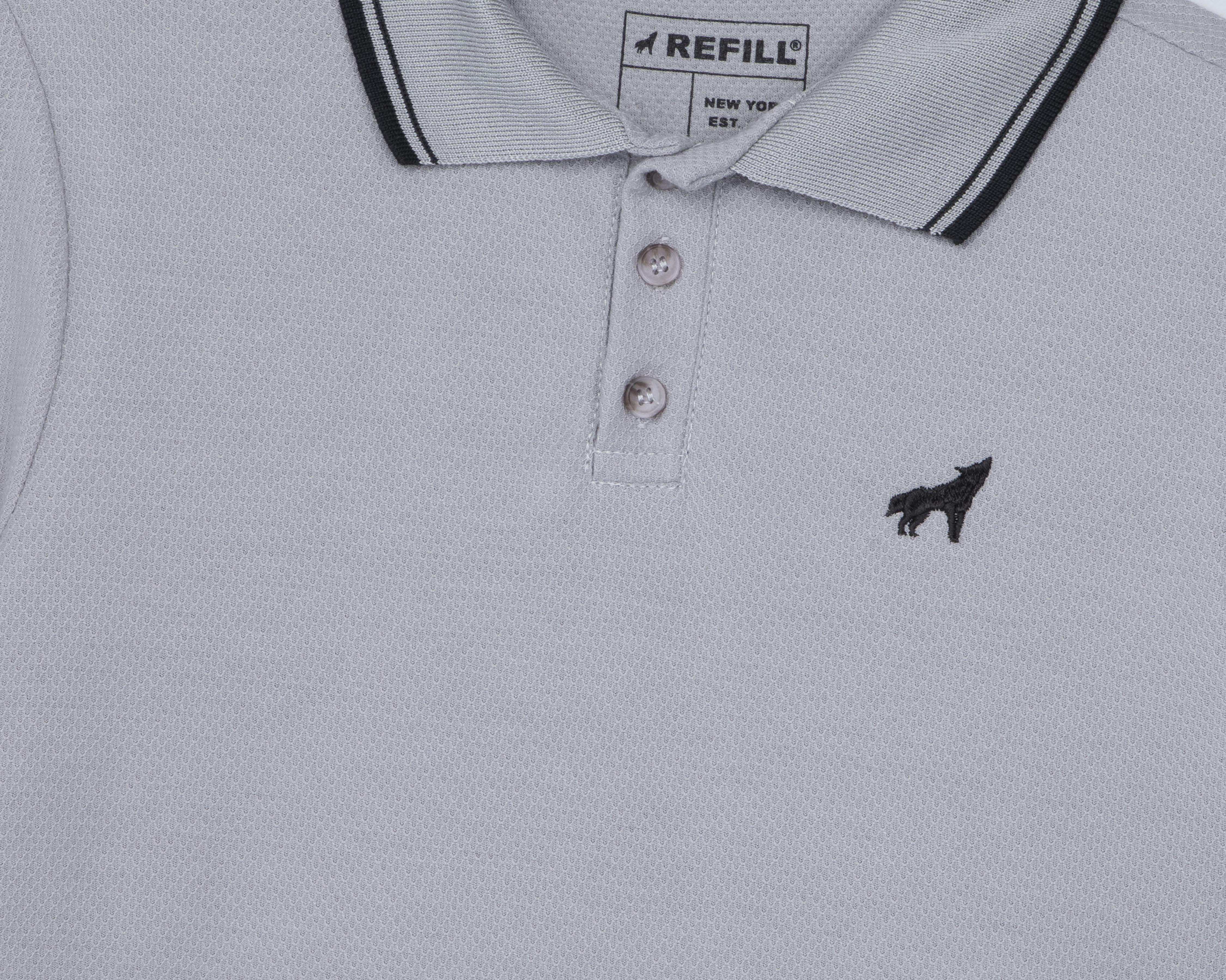 Foto 4 pulgar | Playera Polo Refill para Niño