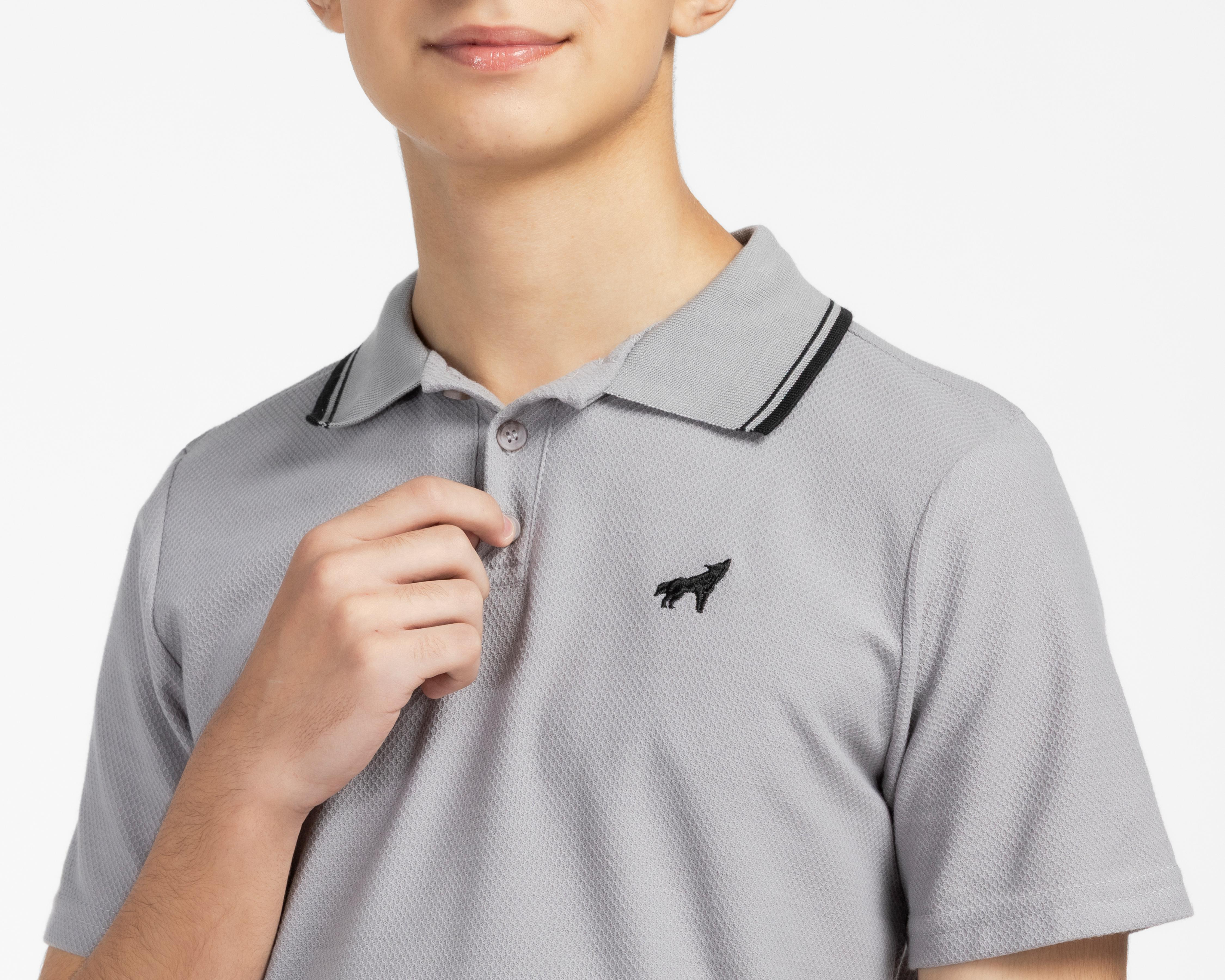 Foto 5 pulgar | Playera Polo Refill para Niño