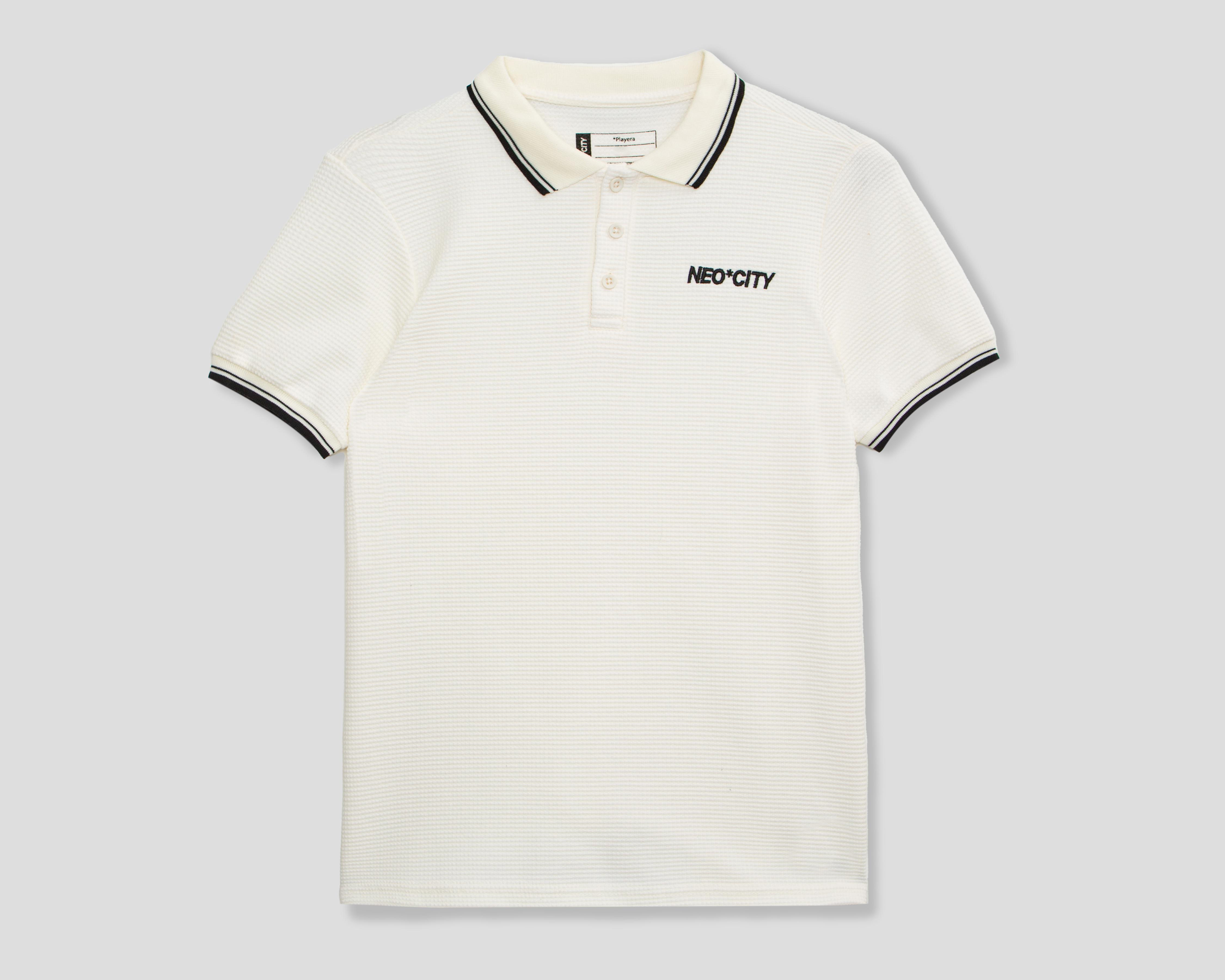 Playera Polo Neo*City Hueso Juvenil $259