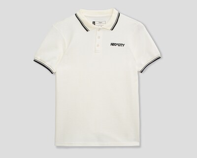 Foto 1 | Playera Polo Neo*City Hueso Juvenil