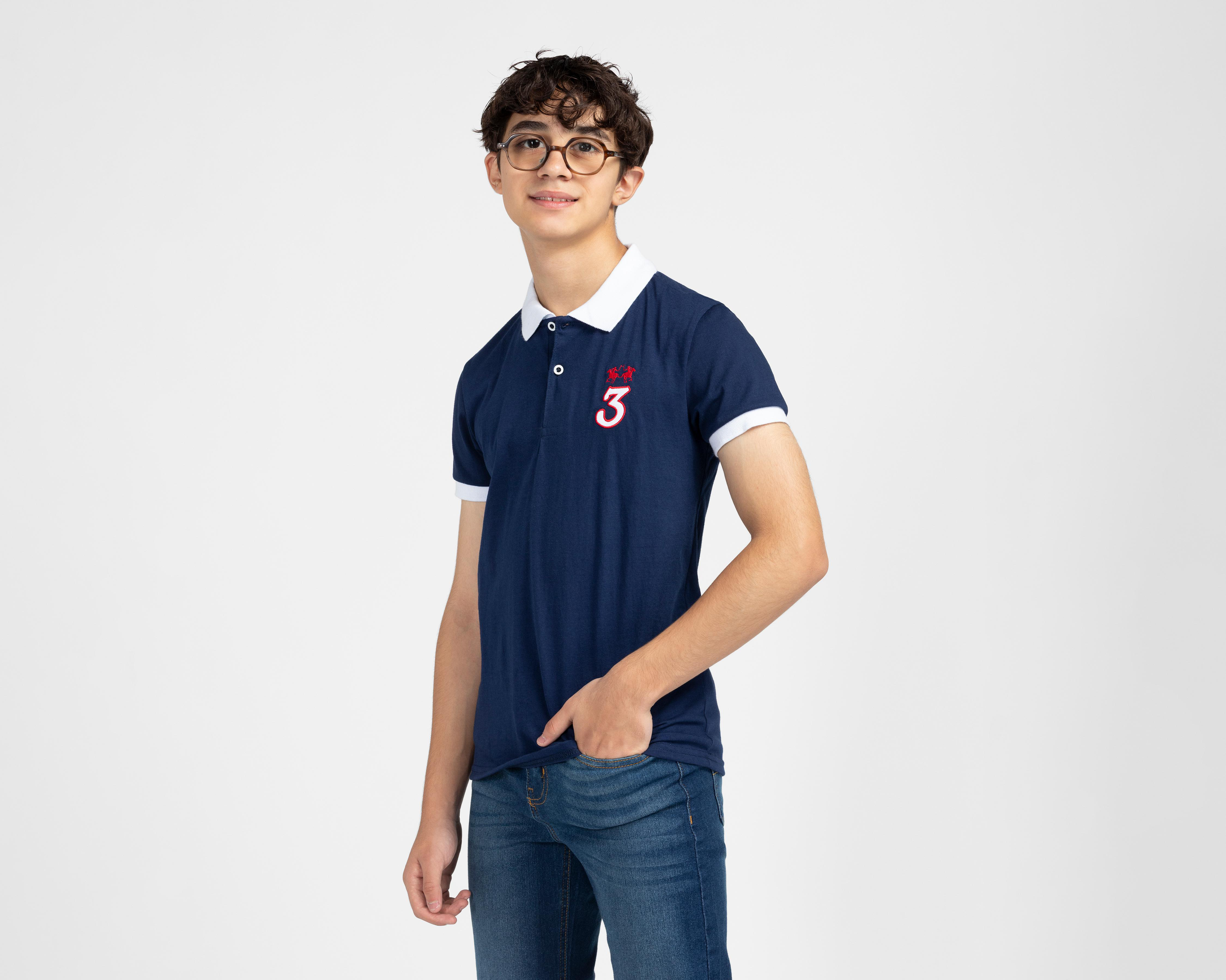 Playera York Team Polo Club Manga Corta para Niño $126