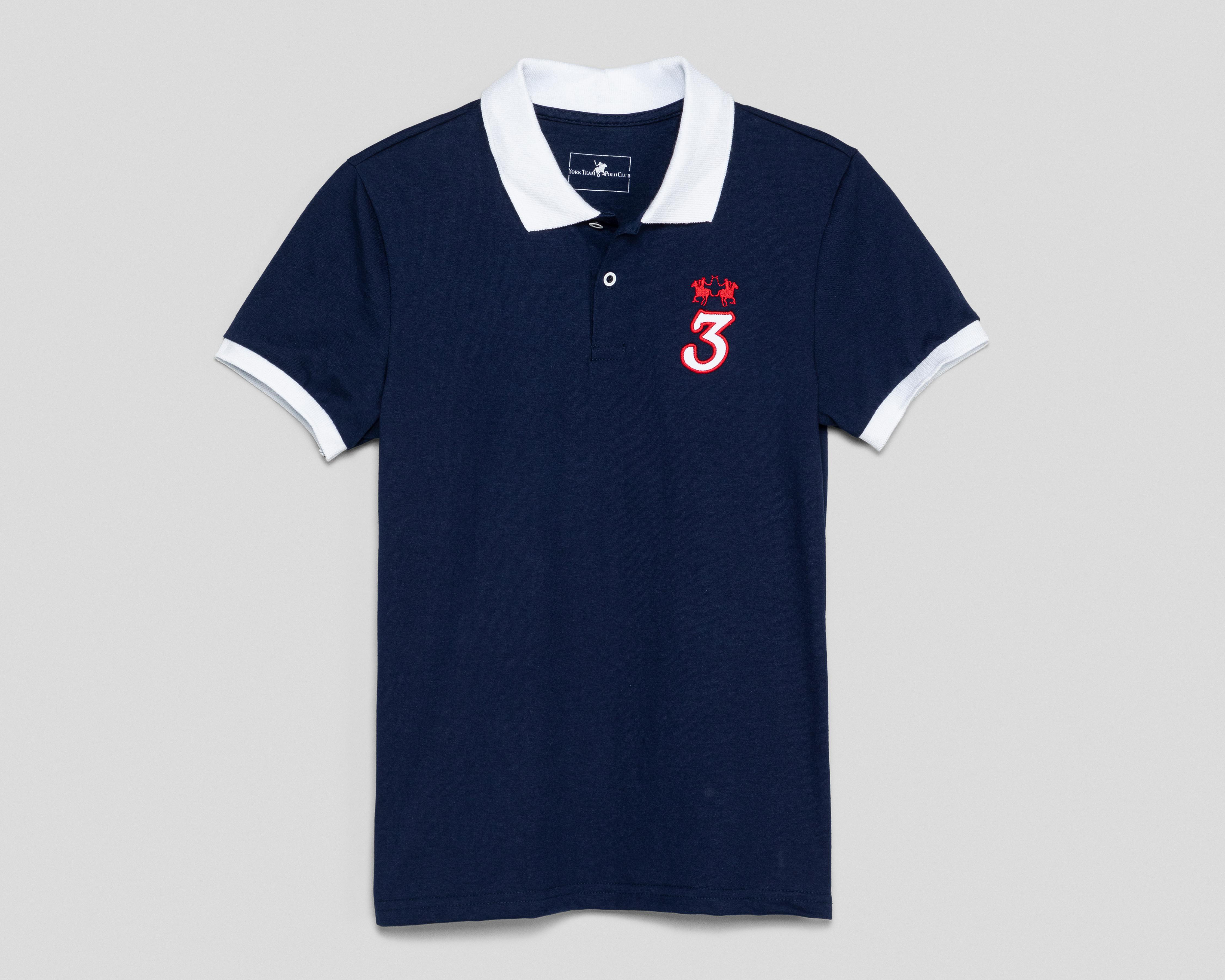 Foto 1 | Playera York Team Polo Club Manga Corta para Niño