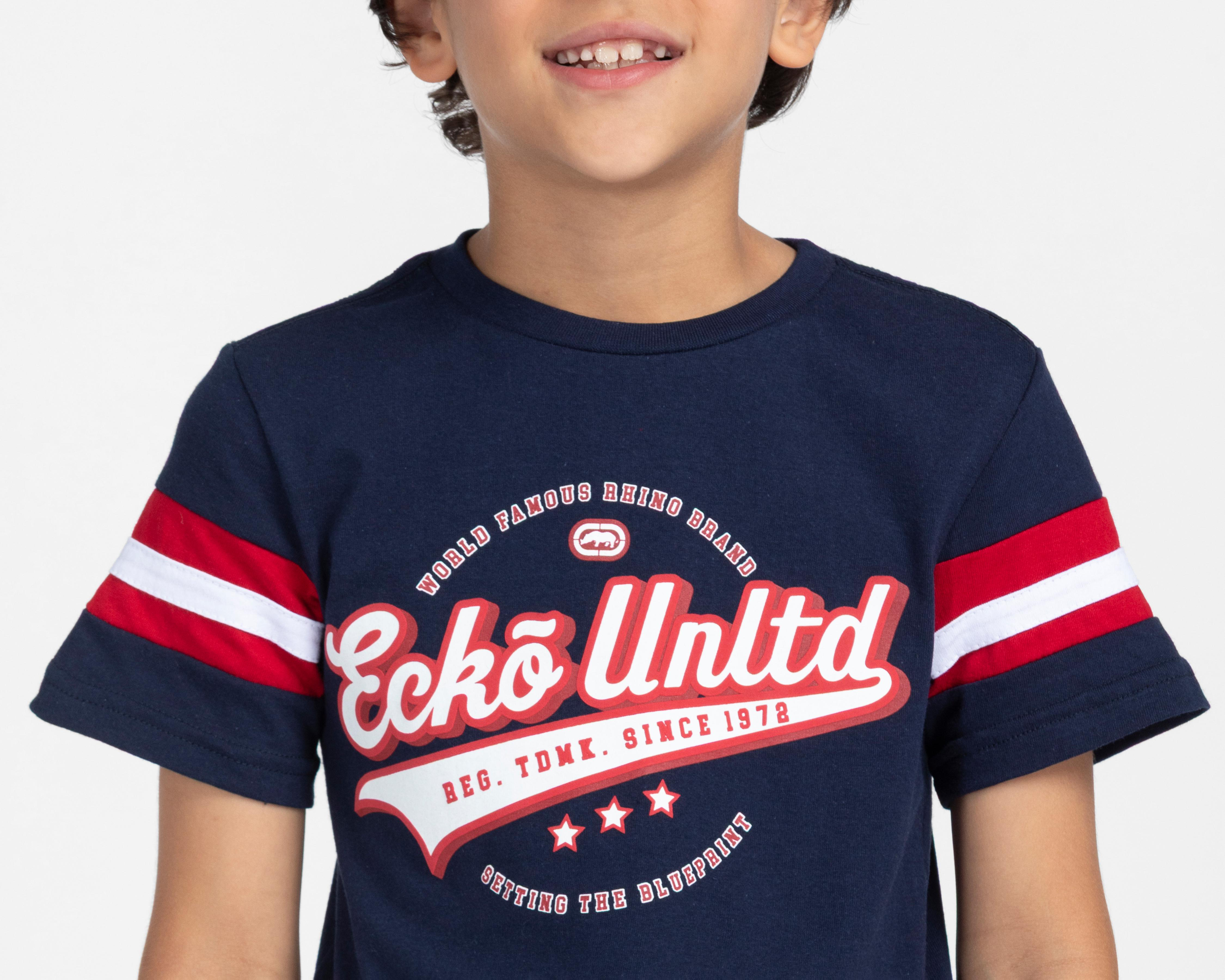 Foto 4 | Playera Eckó Unltd. Manga Corta Estampada para Niño