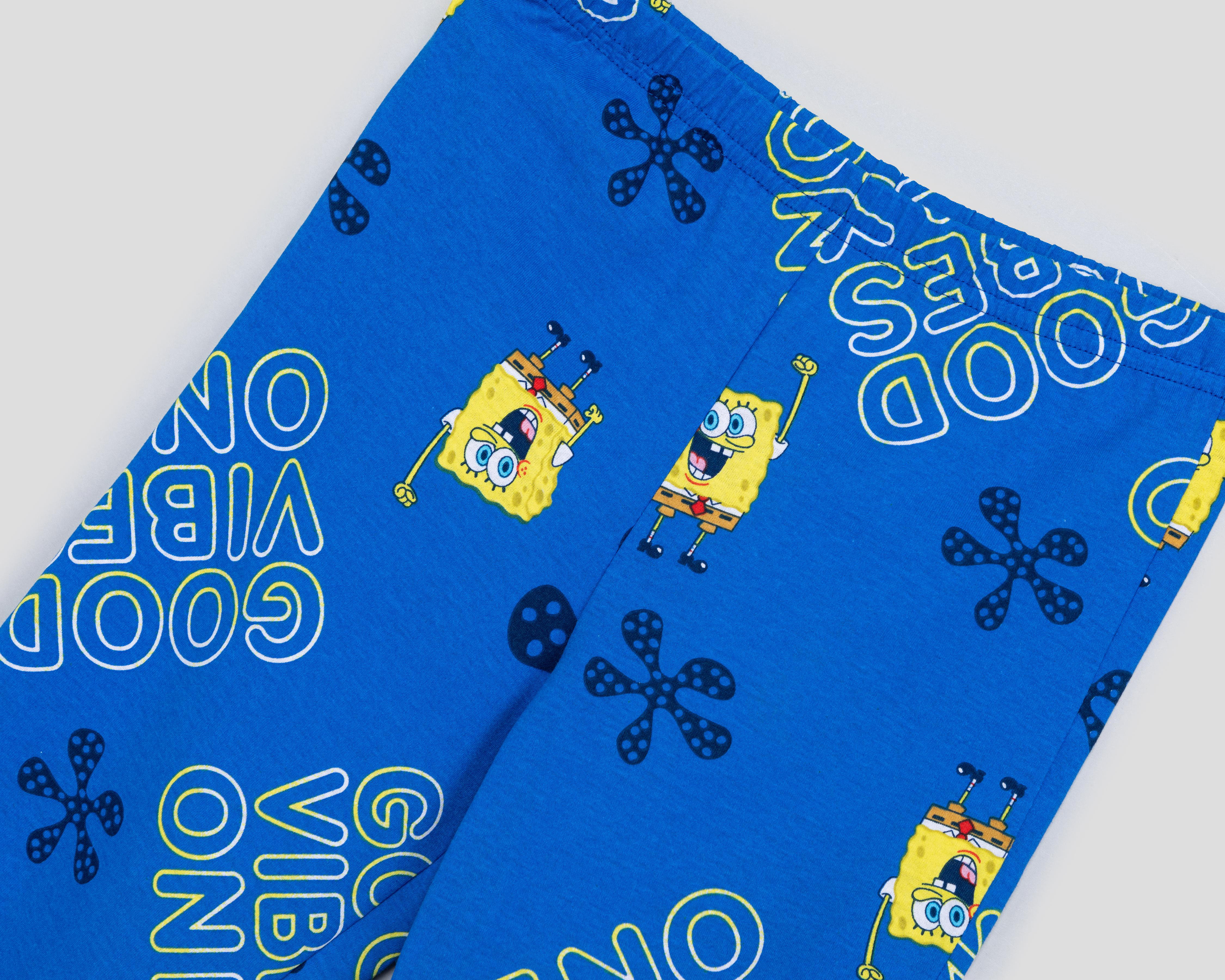 Foto 5 pulgar | Pijama para Niño de Bob Esponja