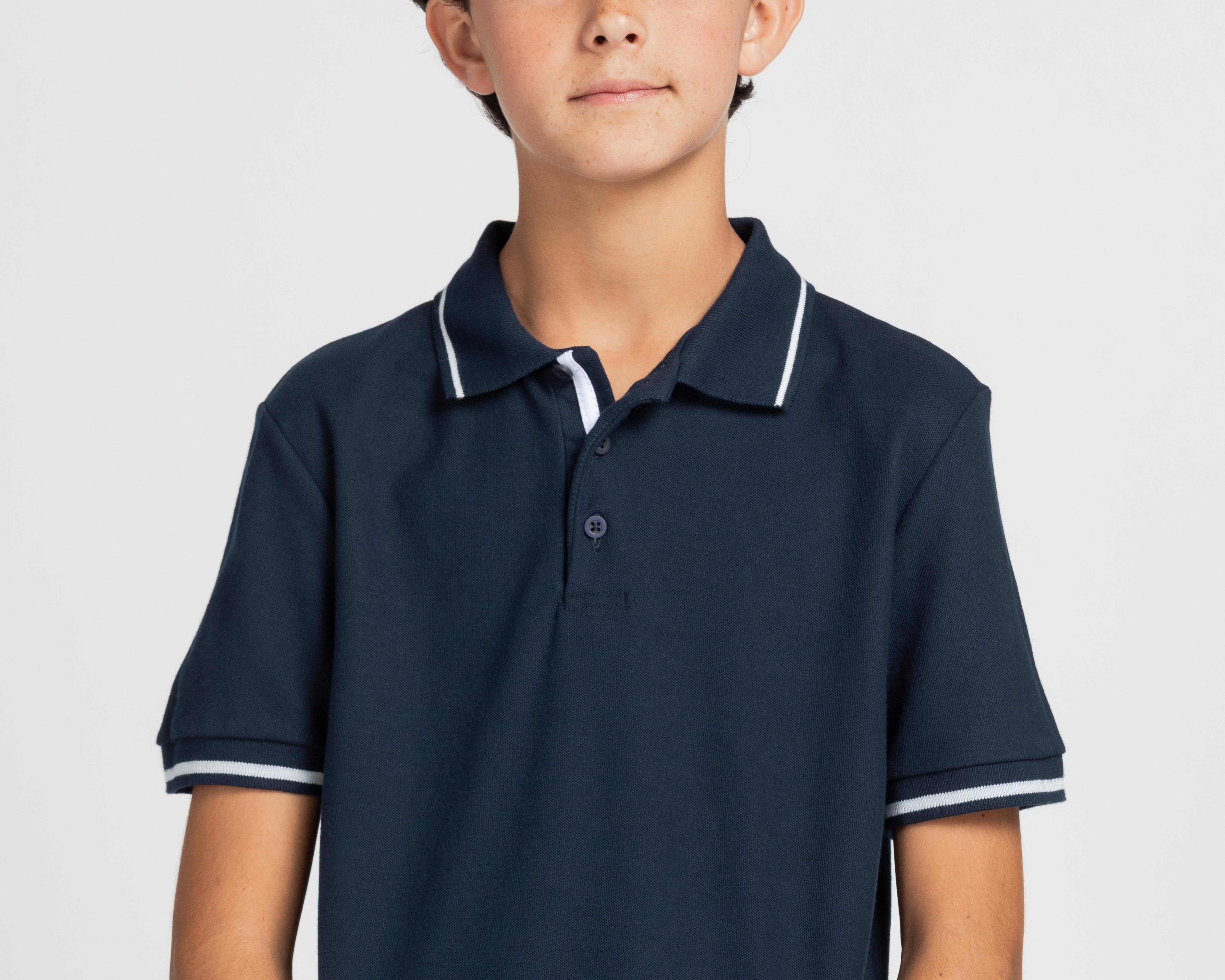 Foto 5 pulgar | Playera Polo Refill Juvenil