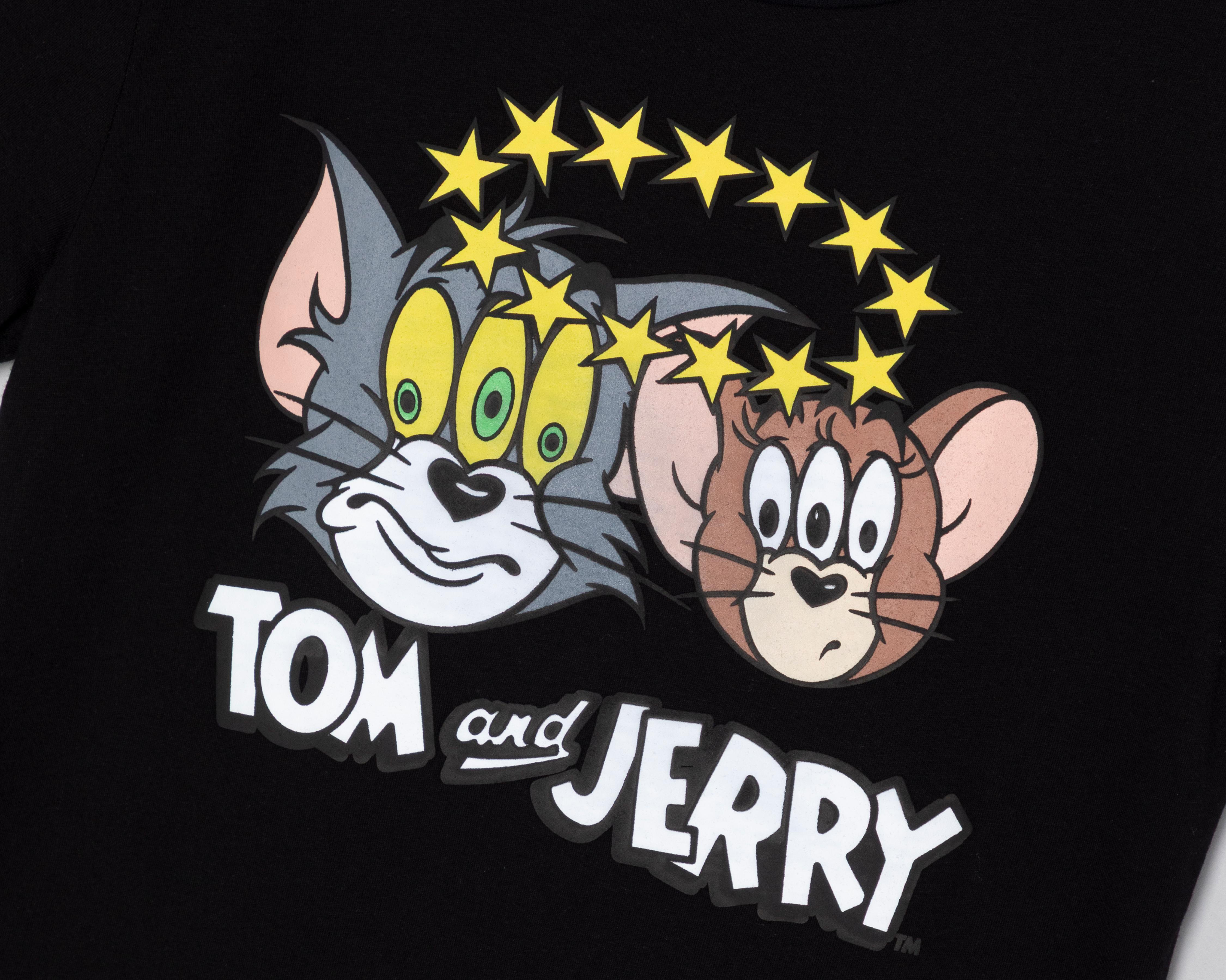 Foto 4 pulgar | Playera Tom and Jerry Juvenil