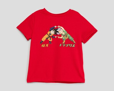 Foto 1 | Playera Dragon Ball Z Manga Corta Estampada para Niño