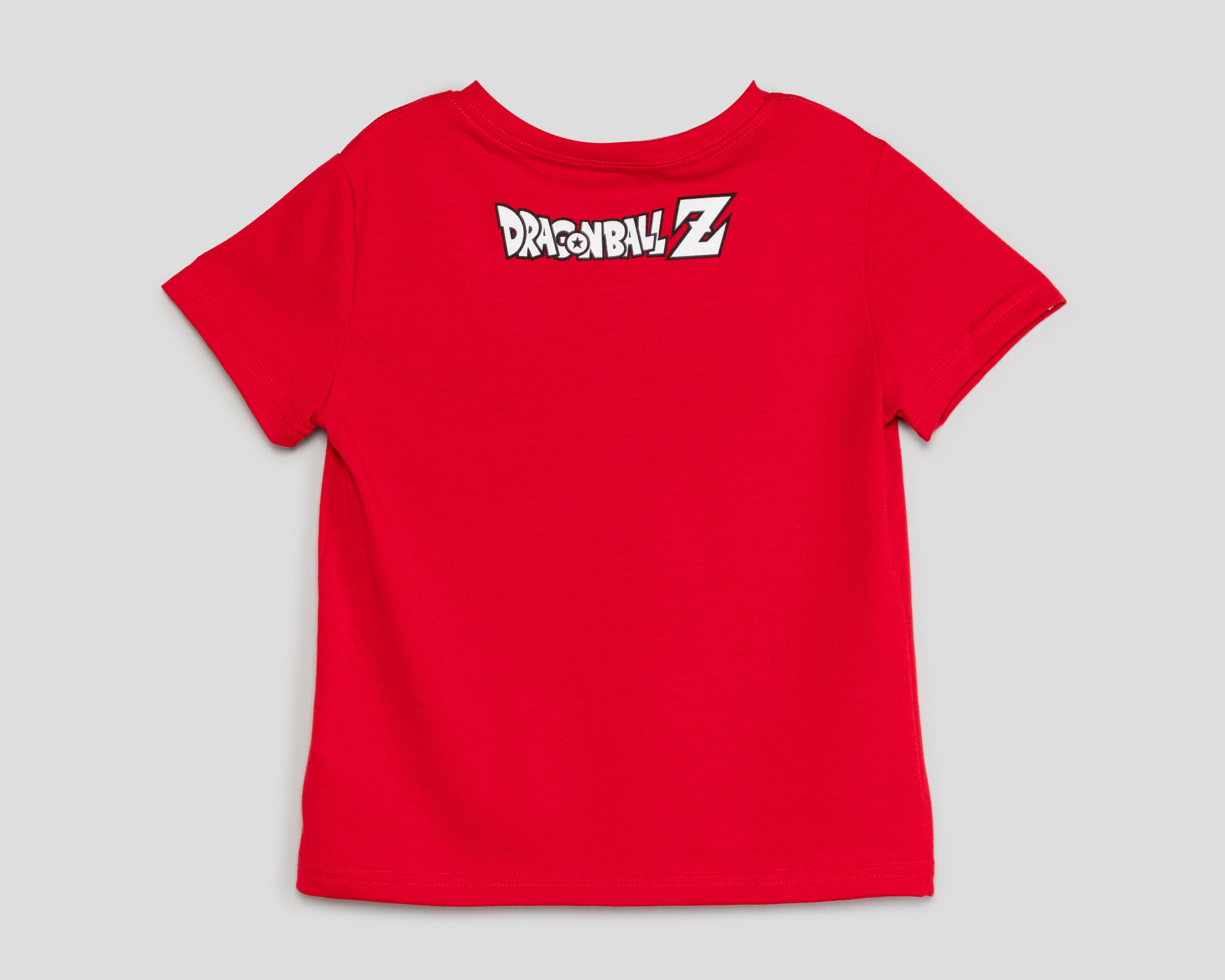 Foto 3 pulgar | Playera Dragon Ball Z Manga Corta Estampada para Niño