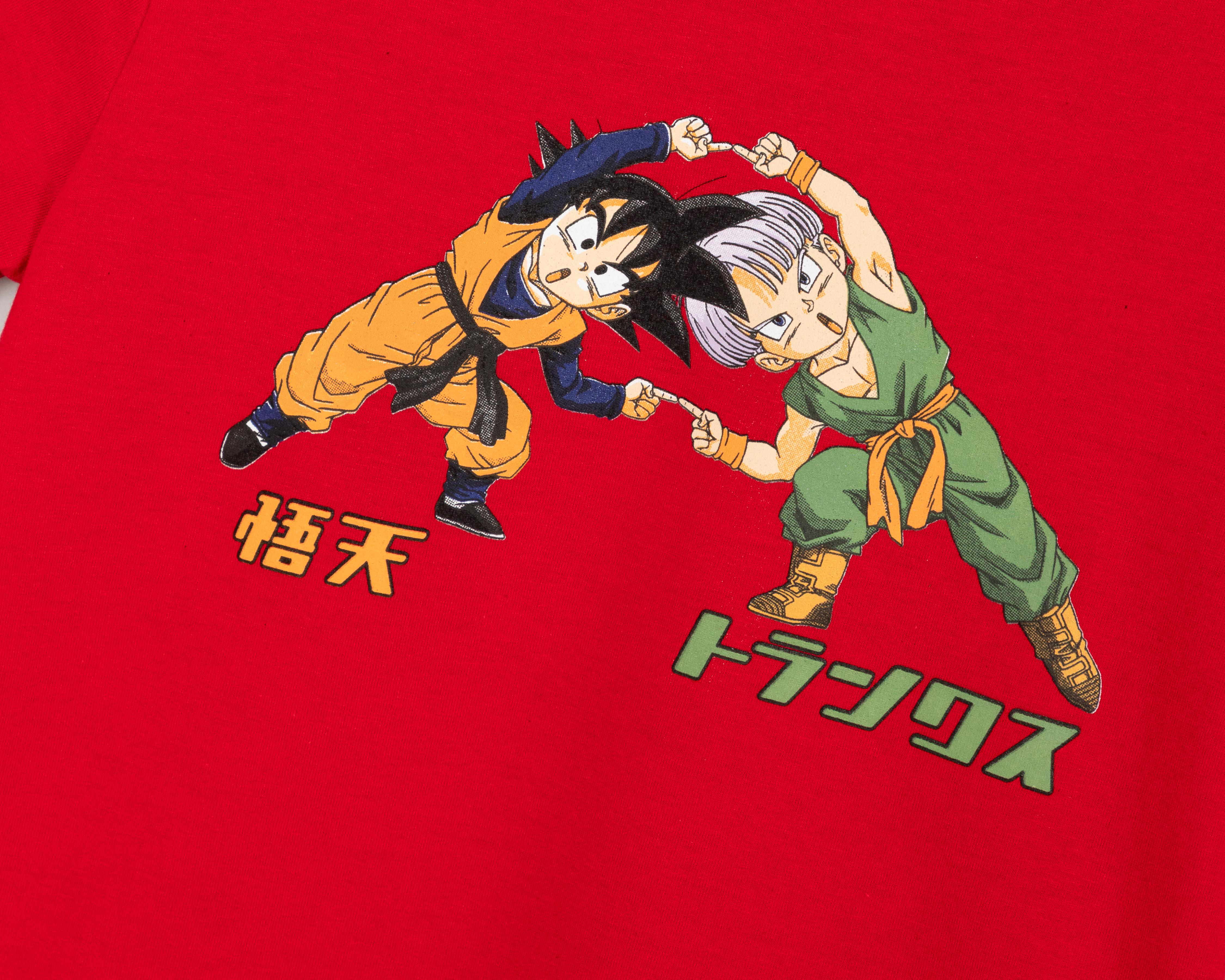 Foto 4 pulgar | Playera Dragon Ball Z Manga Corta Estampada para Niño
