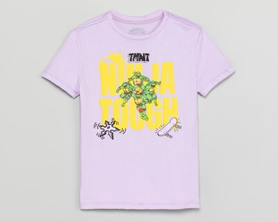 Foto 1 | Playera de Cuello Redondo Lila Tortugas Ninja para Niño