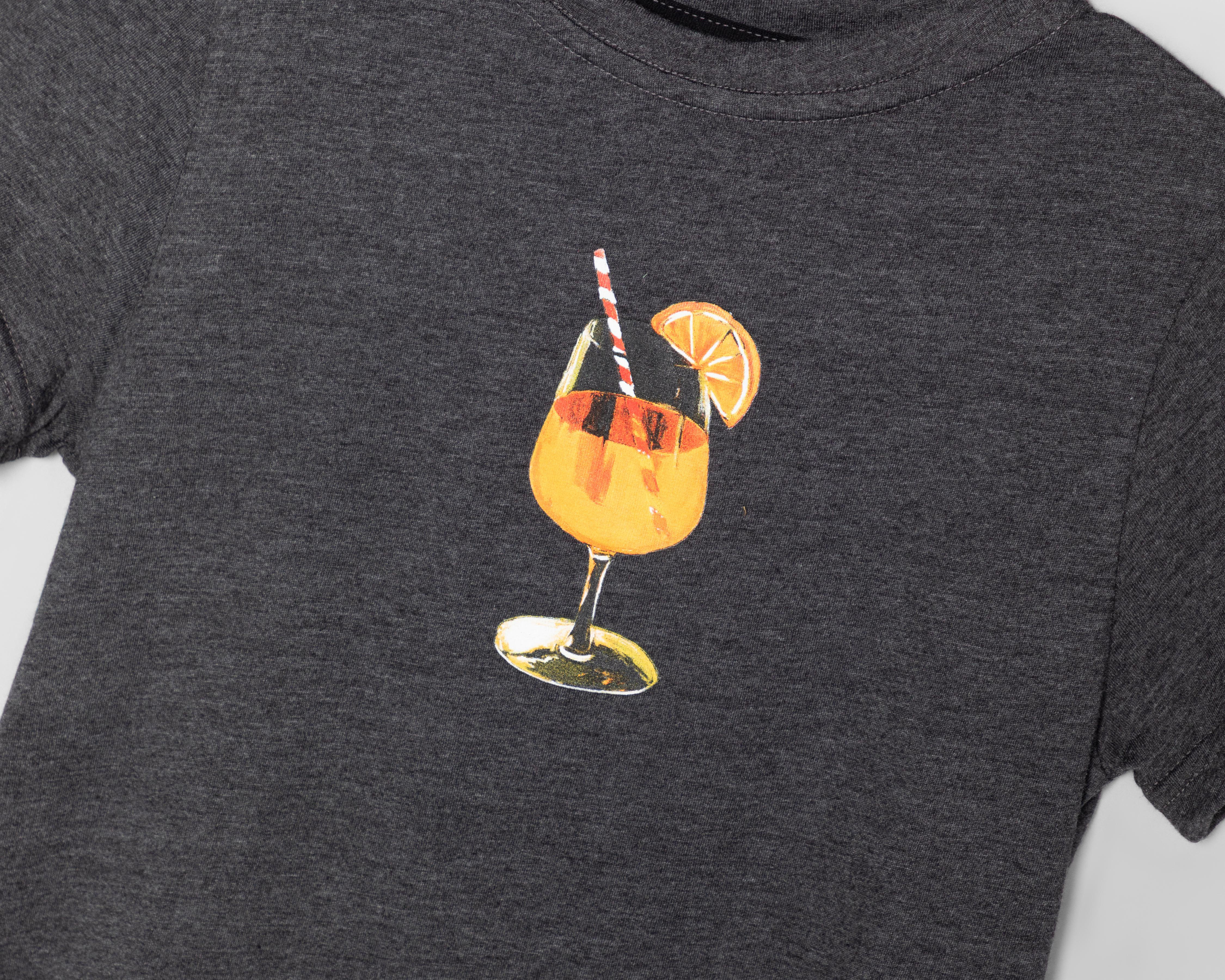 Foto 3 | Playera Neo*City Manga Corta Gris Juvenil