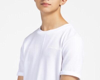 Foto 4 | Playera Neo*City Manga Corta Blanca Juvenil