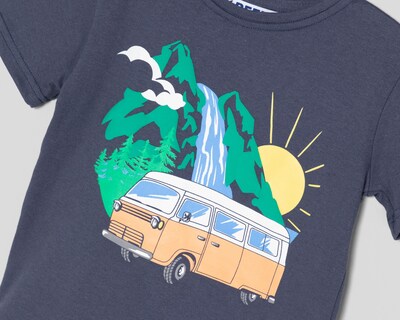 Foto 3 | Playera Refill Manga Corta Estampada para Niño