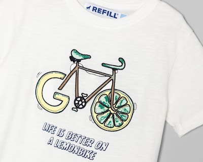 Foto 3 | Playera Refill Manga Corta Estampada para Niño