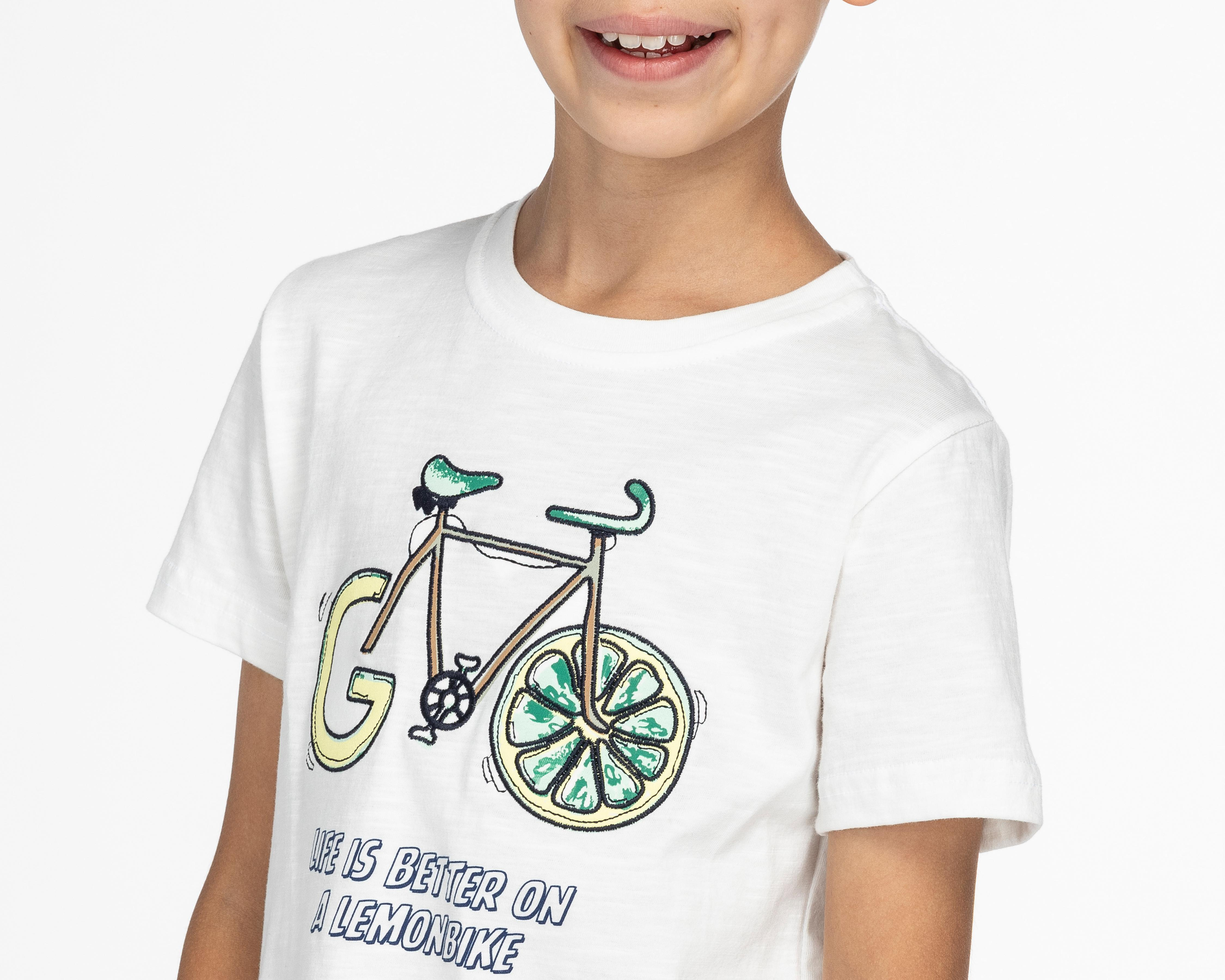 Foto 4 | Playera Refill Manga Corta Estampada para Niño