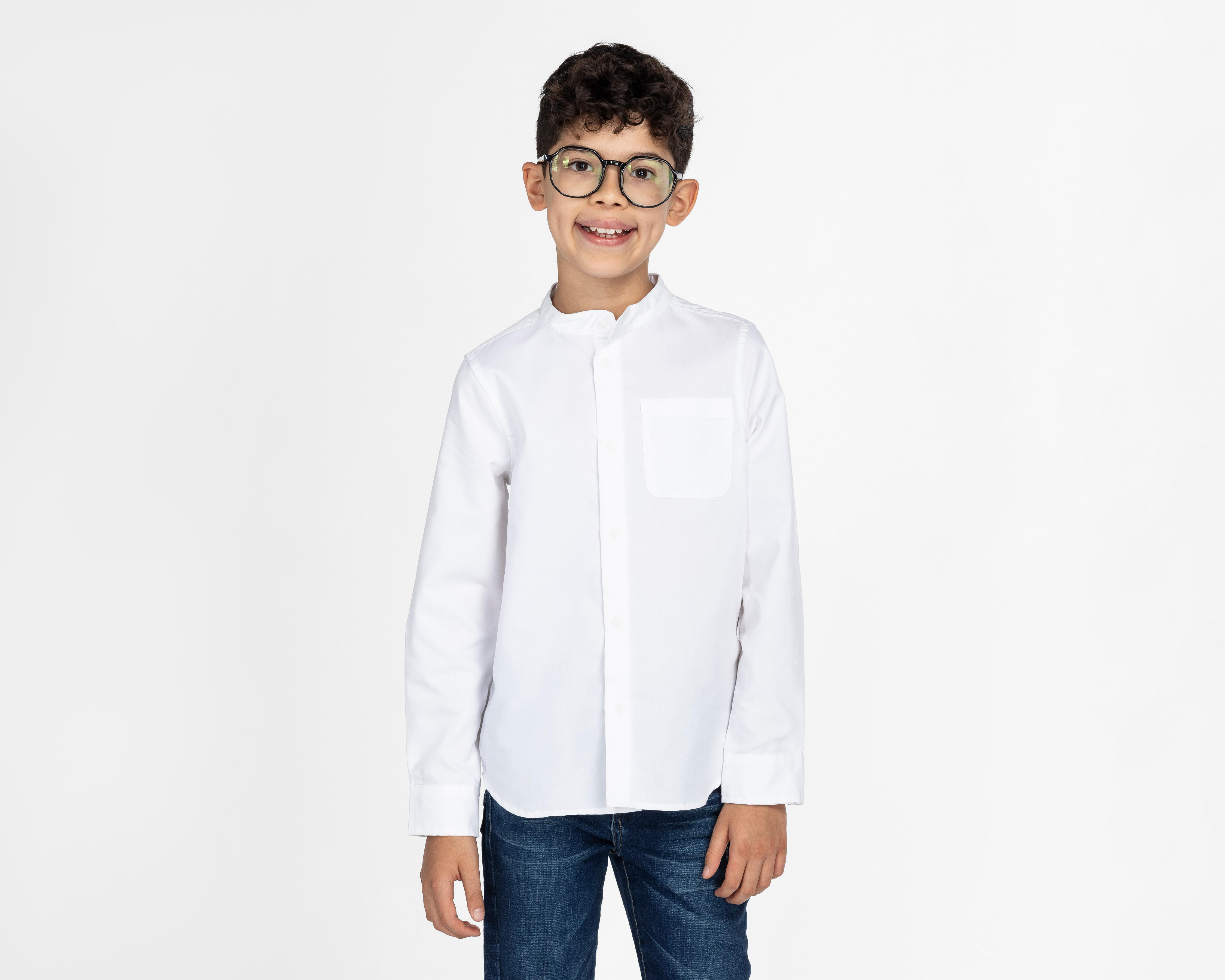 Camisa Refill Manga Larga Blanca para Niño $229