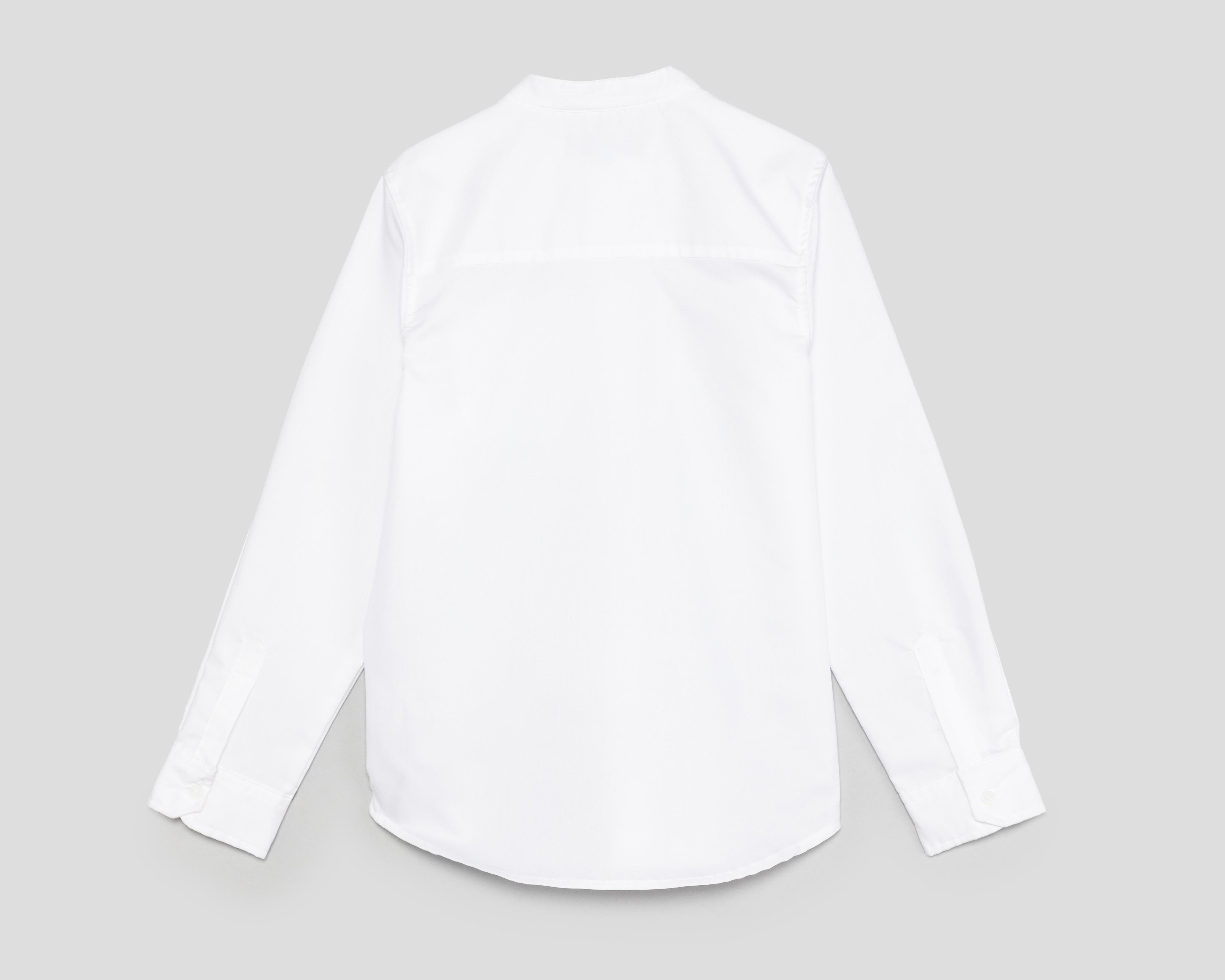 Foto 3 pulgar | Camisa Refill Manga Larga Blanca para Niño