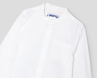 Foto 3 | Camisa Refill Manga Larga Blanca para Niño