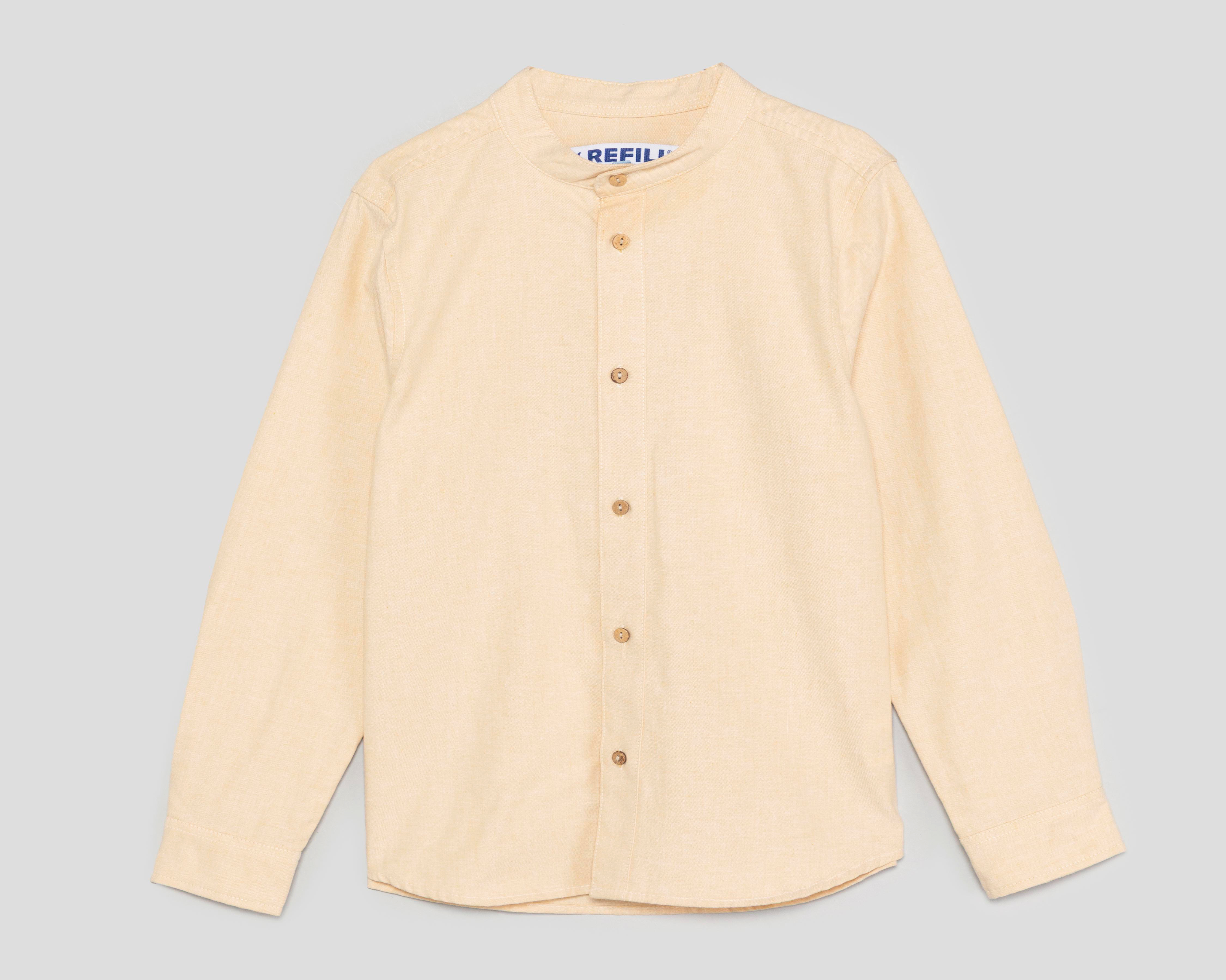 Foto 2 pulgar | Camisa Refill Manga Larga Beige para Niño