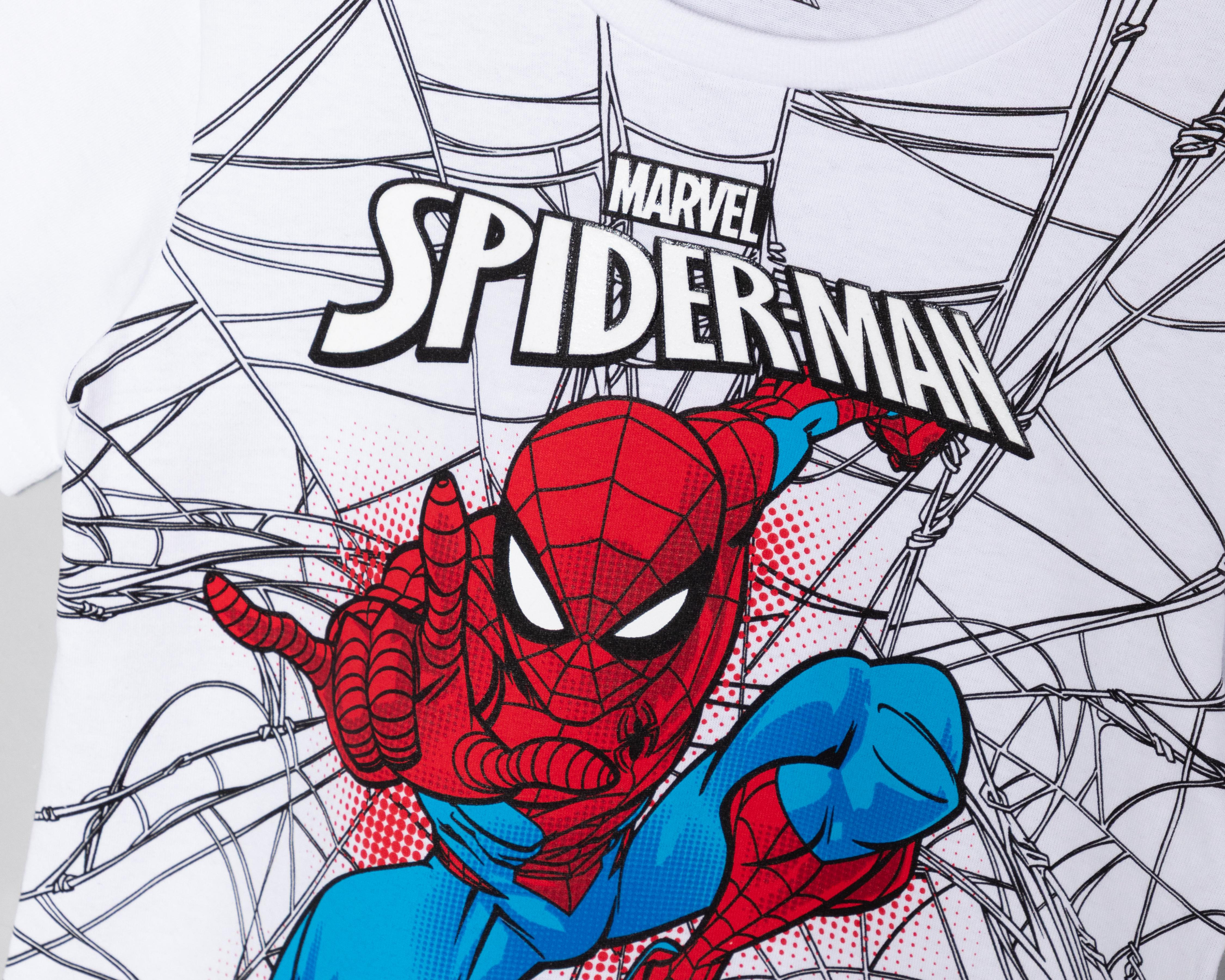 Foto 4 pulgar | Short y Playera Marvel Spider-Man para Niño