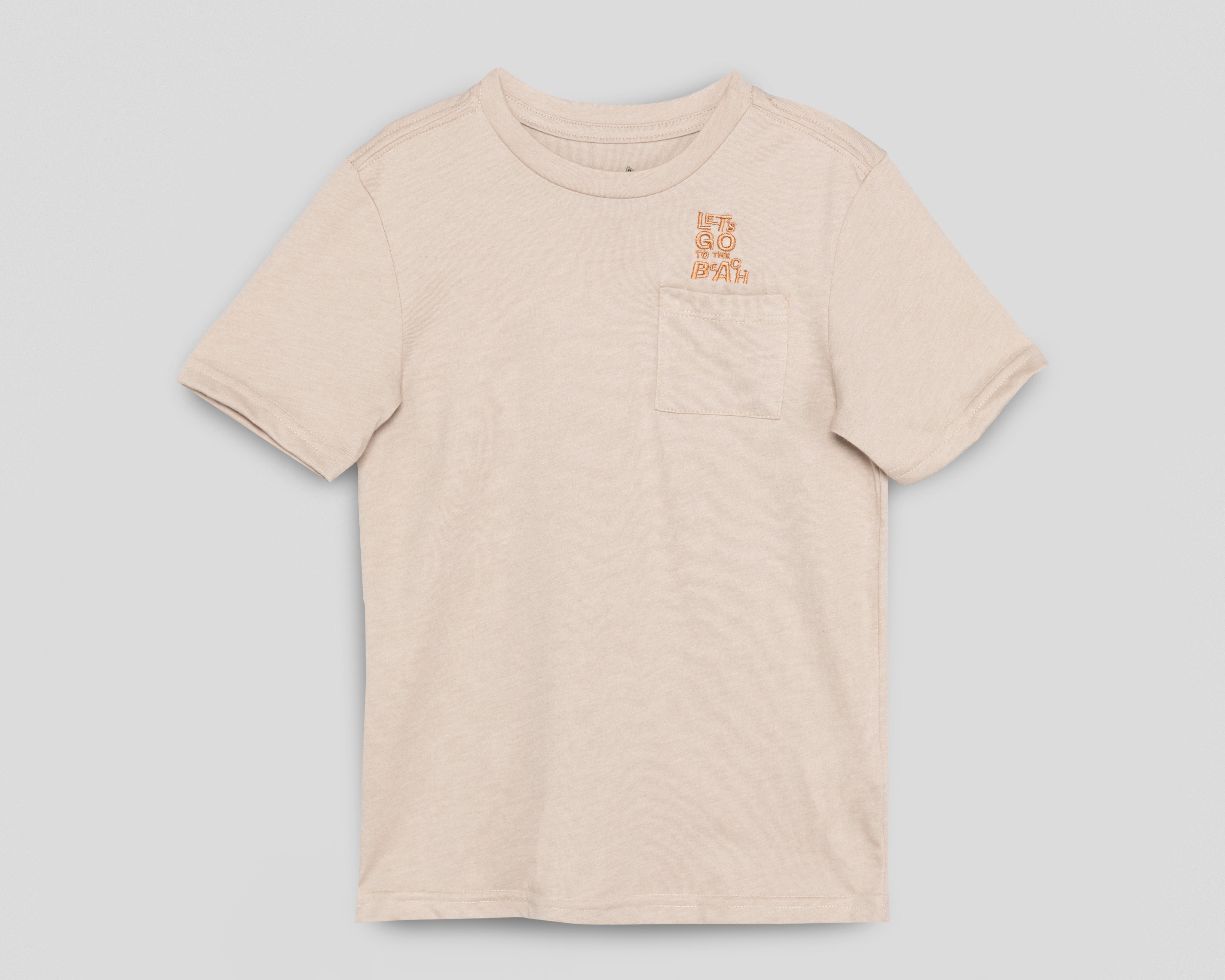 Foto 1 | Playera Rio Beach Manga Corta Lisa para Niño