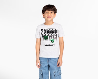 Foto 1 | Playera Minecraft Manga Corta para Niño
