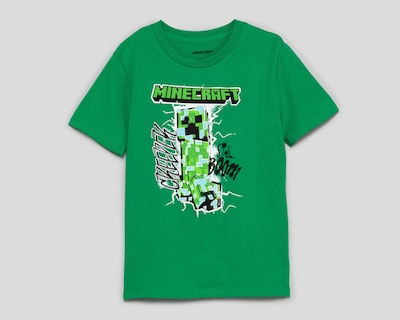 Foto 1 | Playera Minecraft Manga Corta Estampado para Niño