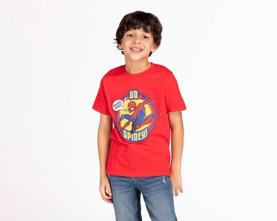 Foto 1 | Playera Spider-Man Manga Corta Estampado para Niño